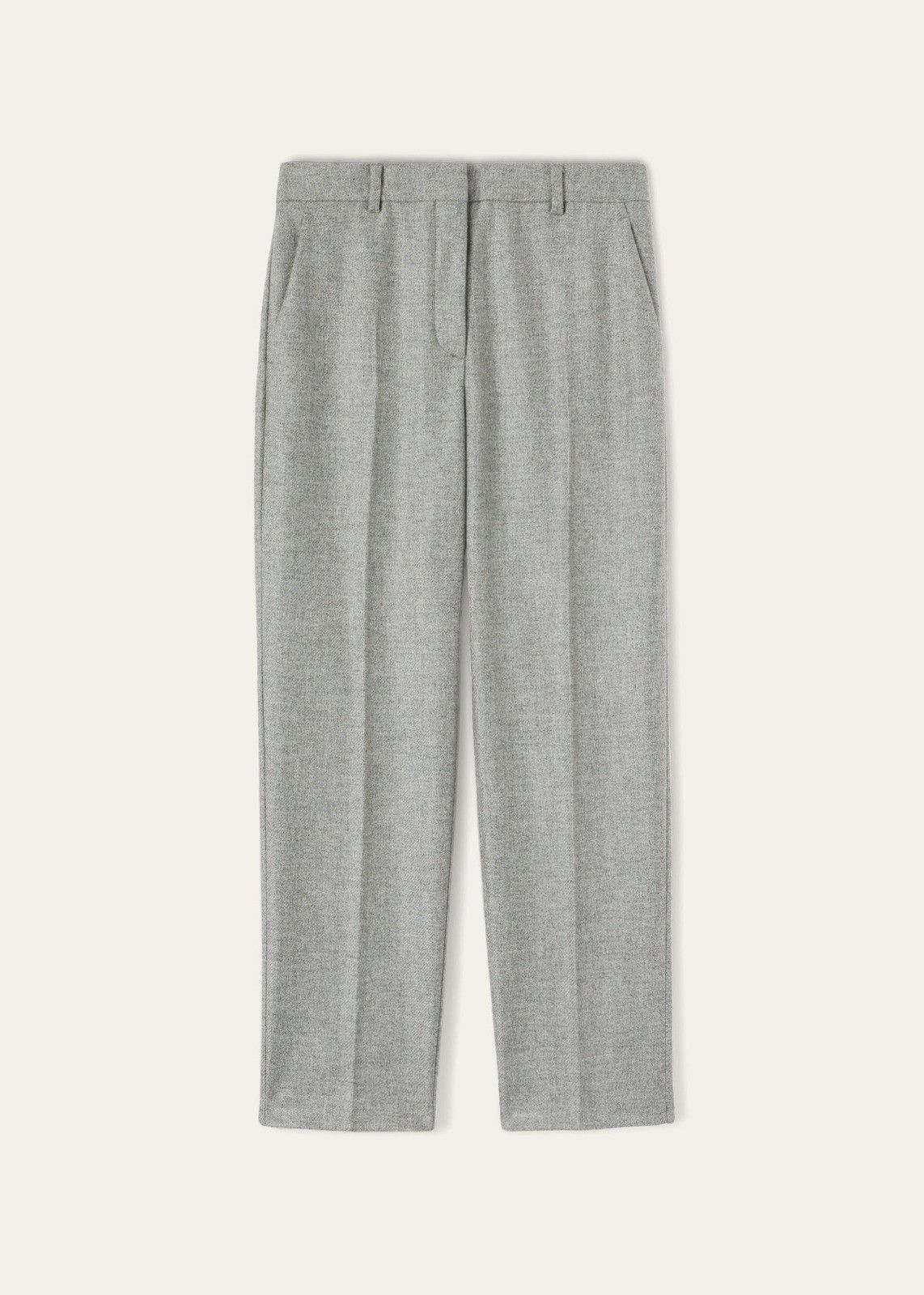 Loro Piana o1srvl11e0824 Neo Derk Cashmere Flannel Pant in Grey Size 28" / US 6 / IT 42 - 1 Thumbnail
