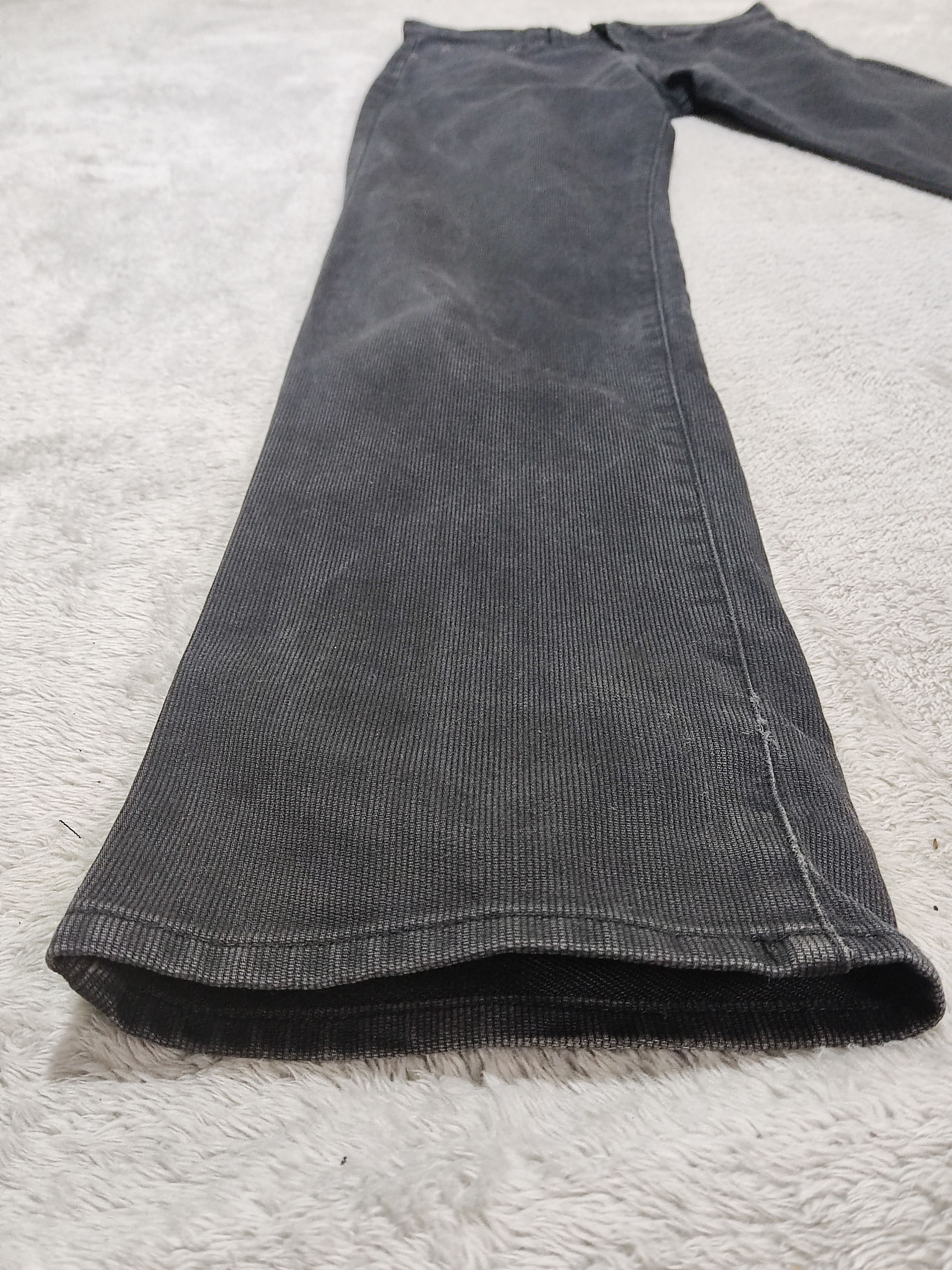 Beams Plus × Levi's BEAMS Pique Knit Faded Black Denim Trousers White Tab Size US 29 - 9 Thumbnail