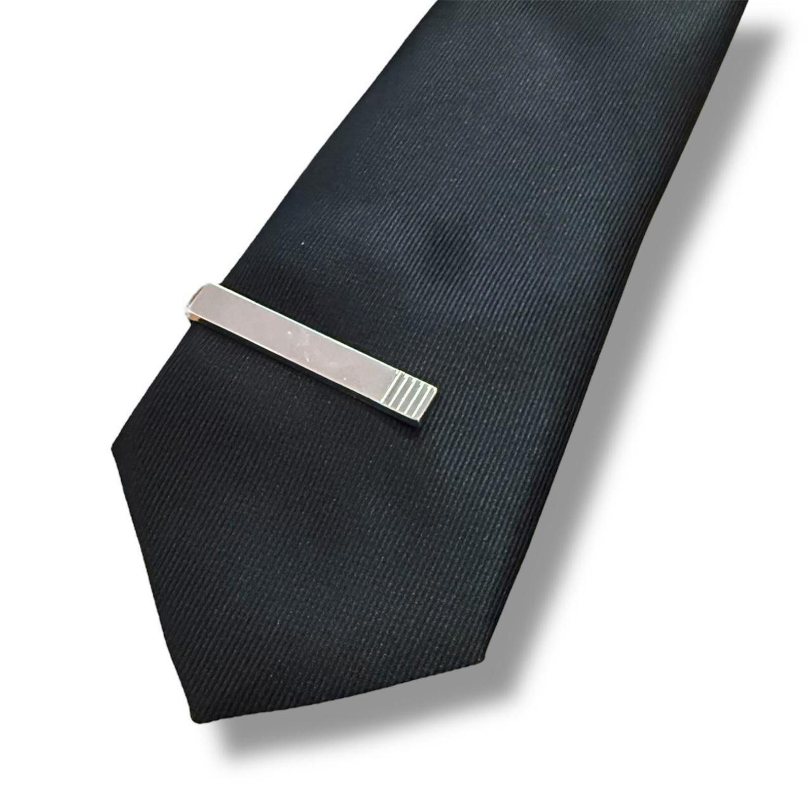Designer Vintage Rectangle Bar Tie Clip Size ONE SIZE - 1 Thumbnail