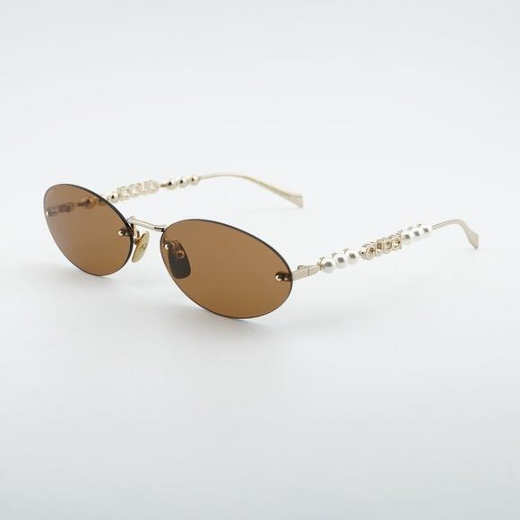 Gucci Gucci GG1922S 003 Sunglasses Endura Gold with Pearl Oval Size ONE SIZE - 1 Thumbnail