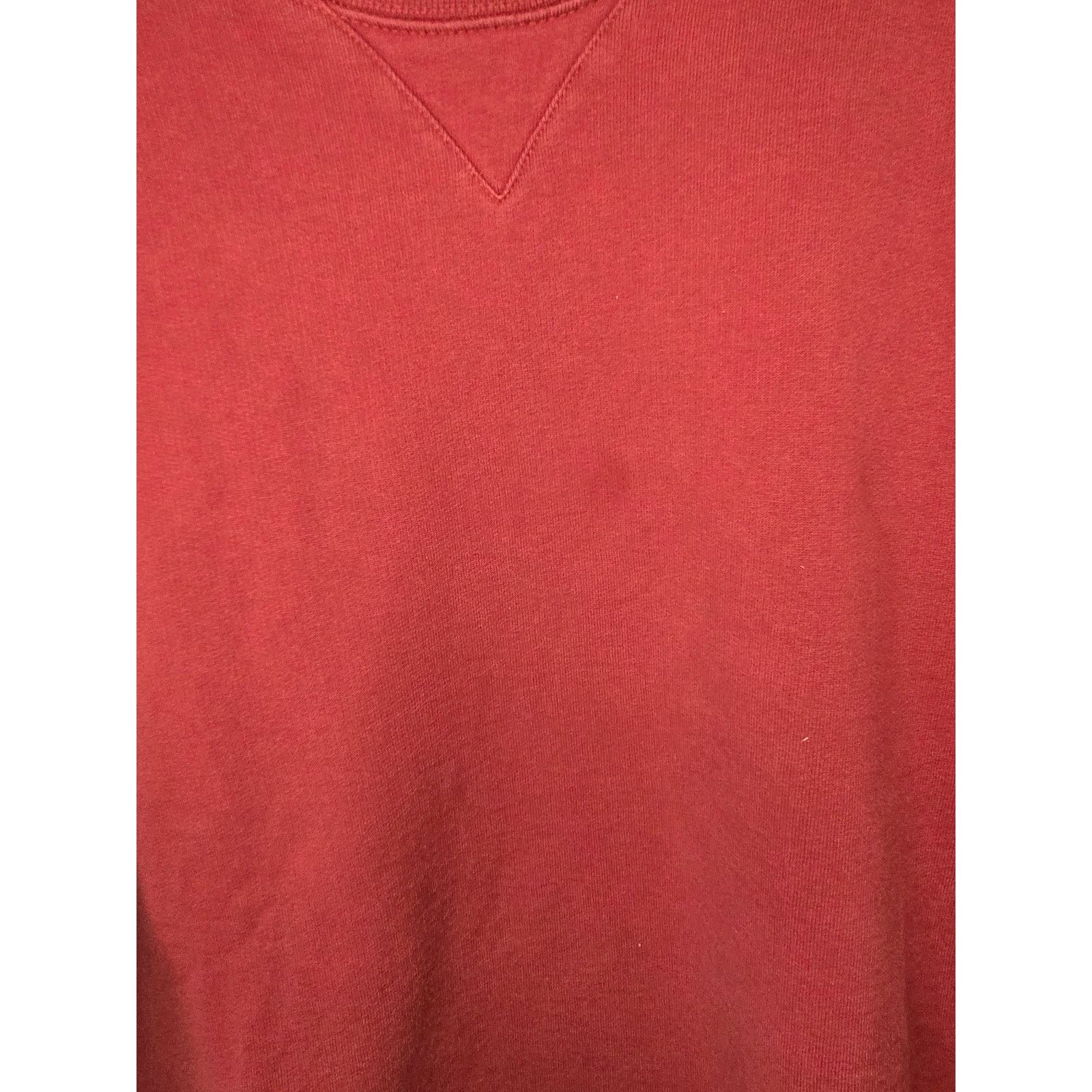 L.L. Bean × Vintage Vintage Blank Crewneck Y2K L.L Bean L Red Plain Sweatshirt Size US L / EU 52-54 / 3 - 5 Thumbnail