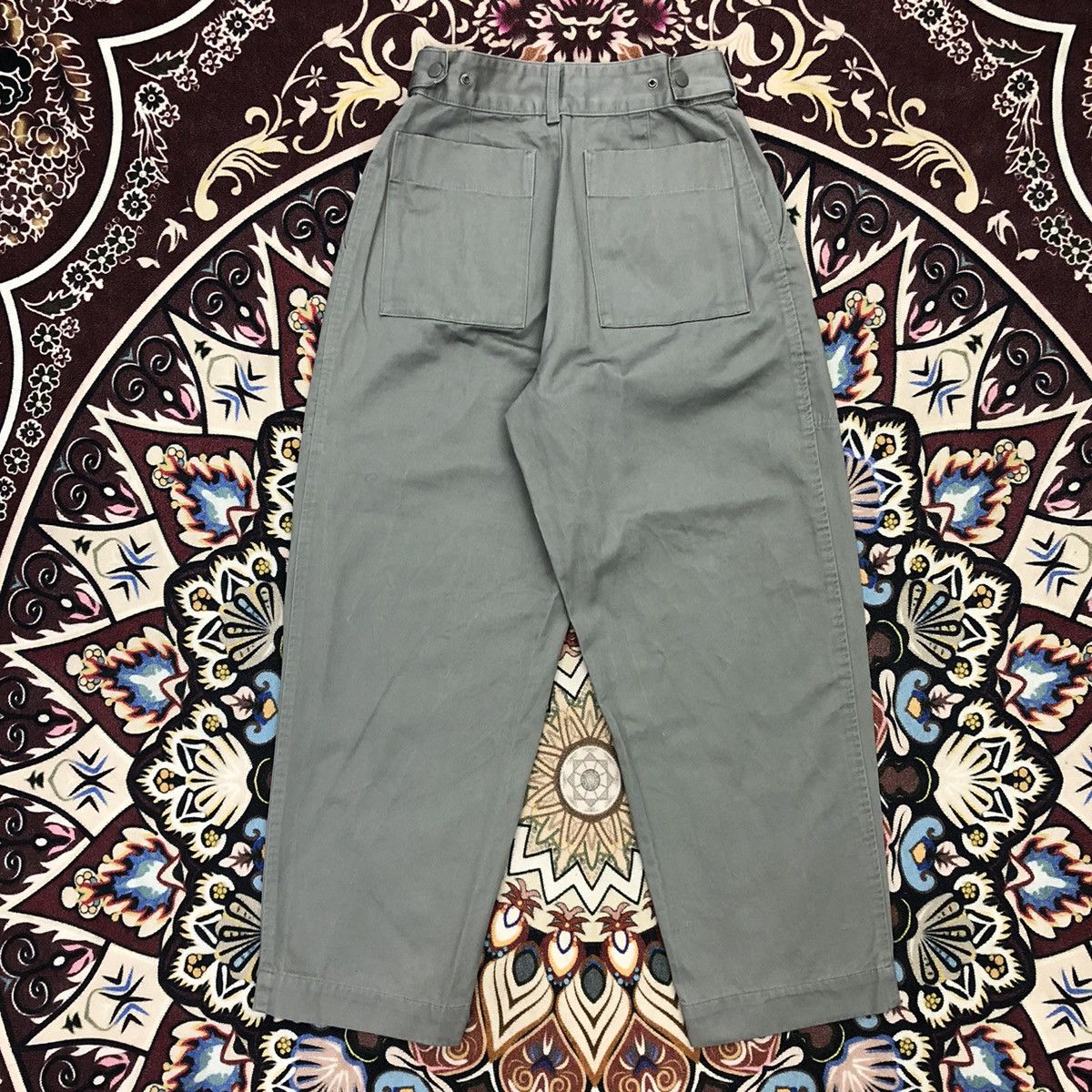 Christophe Lemaire × Japanese Brand × Uniqlo Uniqlo X Lemaire Pleated Baker Fatigue Pants Size 25" / US 0 / IT 36 - 11 Thumbnail