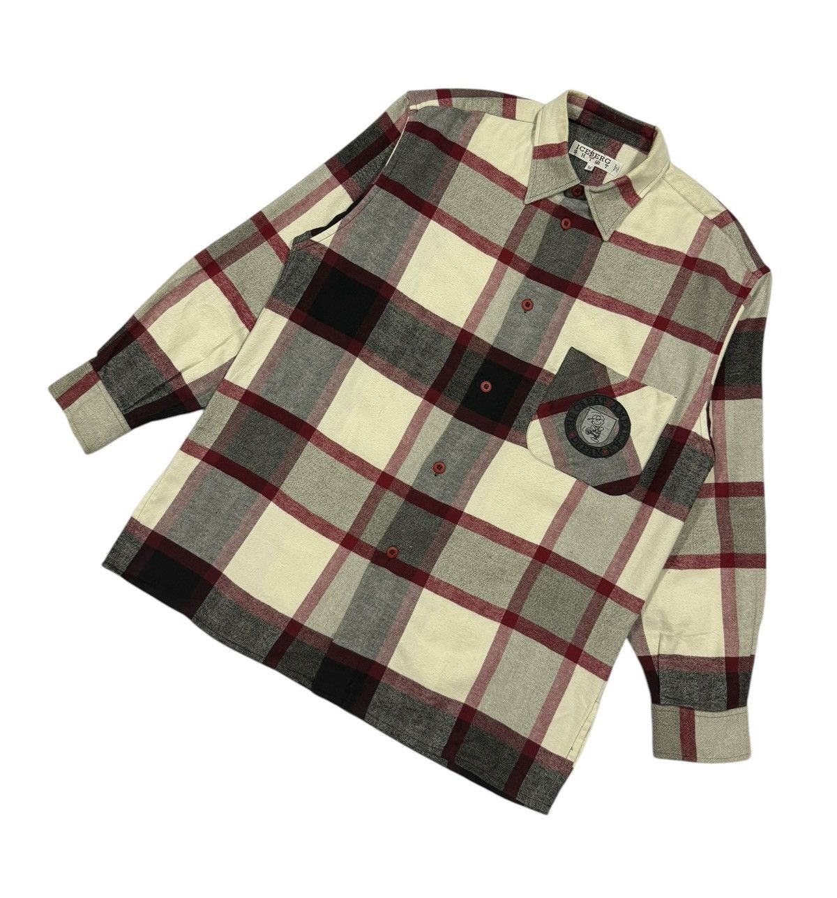 Iceberg × Vintage Iceberg X Peanuts United Feature Syndicate Tartan Flannel Size US M / EU 48-50 / 2 - 6 Thumbnail