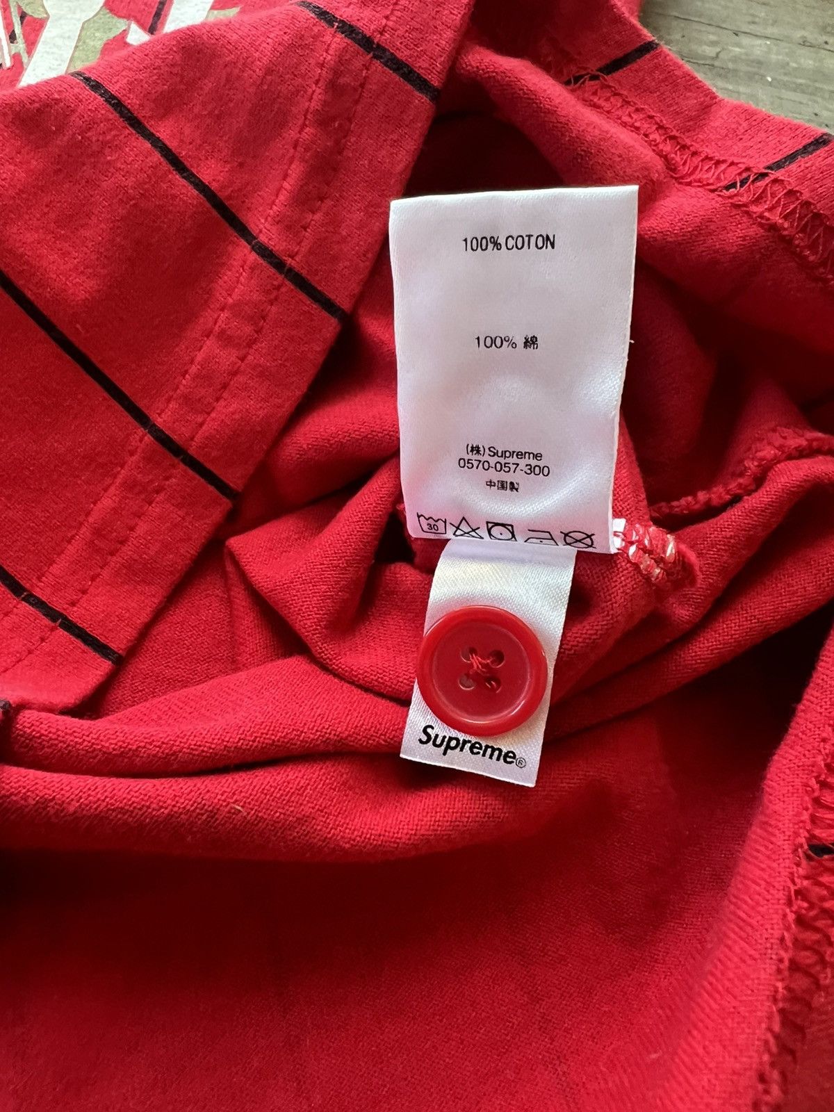 Supreme Supreme Love Hate Red Baseball Jersey size L Button up 2019 Size US L / EU 52-54 / 3 - 7 Thumbnail