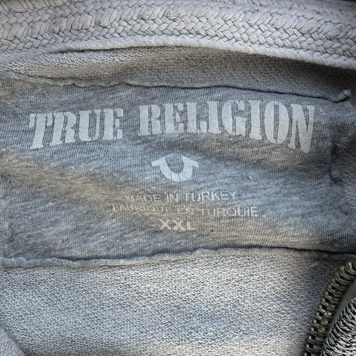 True Religion Vintage True Religion Zip Hoodie Big Logo Y2K Style USA Size US XXL / EU 58 / 5 - 13 Thumbnail