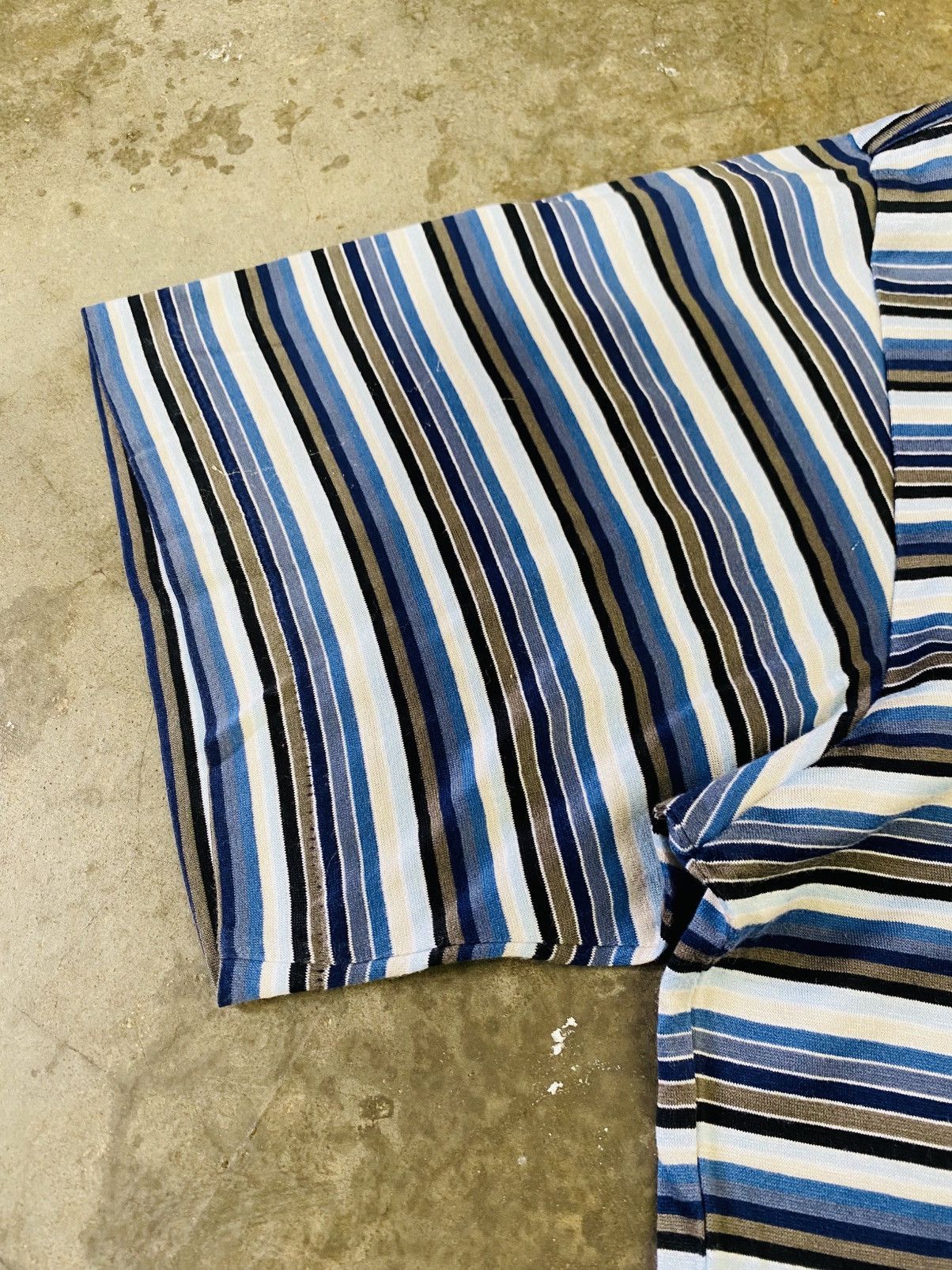 Yves Saint Laurent Yves Saint Lauren Stripe Colar Shirt Size US M / EU 48-50 / 2 - 4 Thumbnail