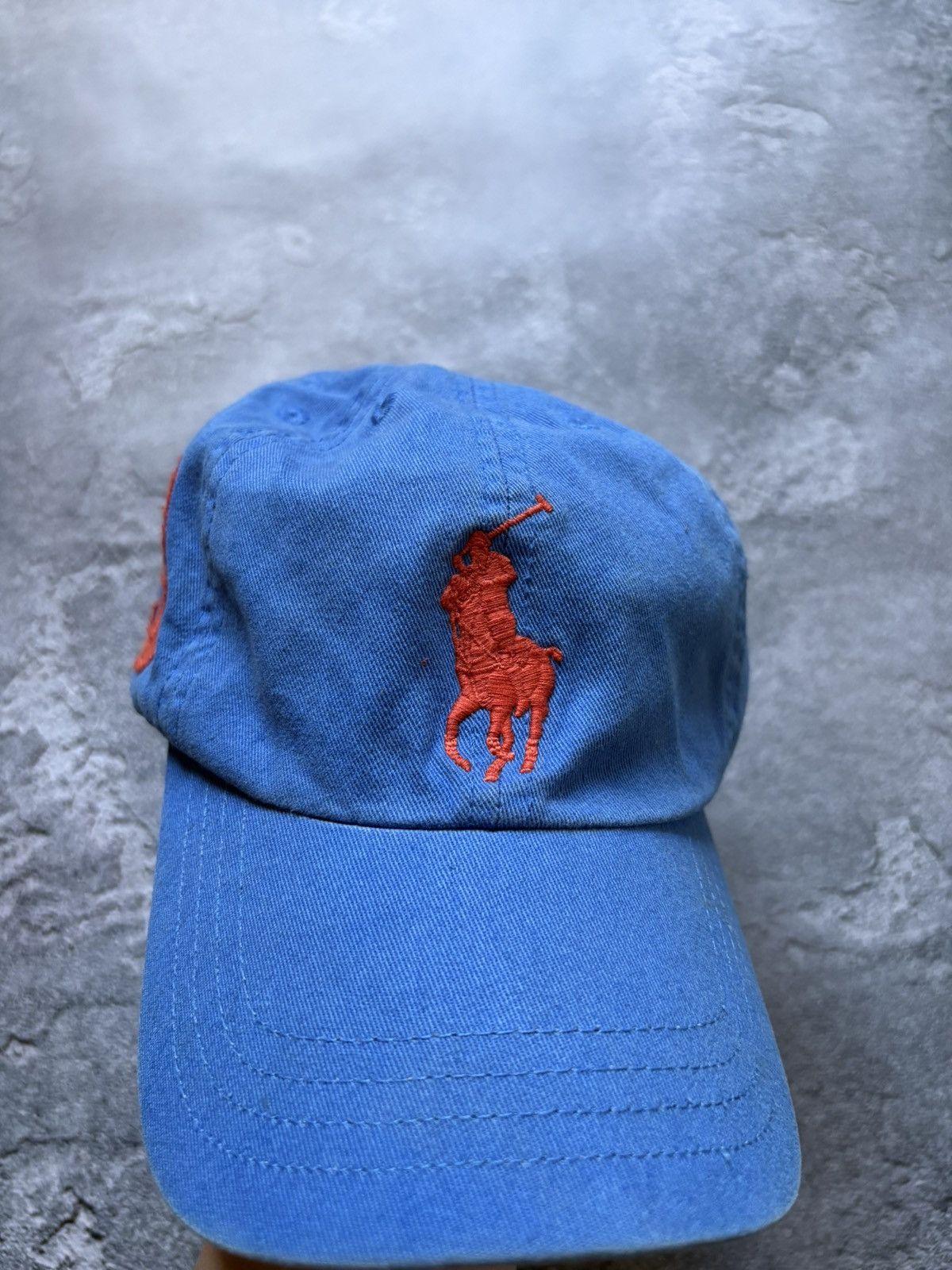 Polo Ralph Lauren Polo Ralph Lauren Big Pony #3 Blue/Orange Y2K Streetwear Cap Size ONE SIZE - 2 Thumbnail