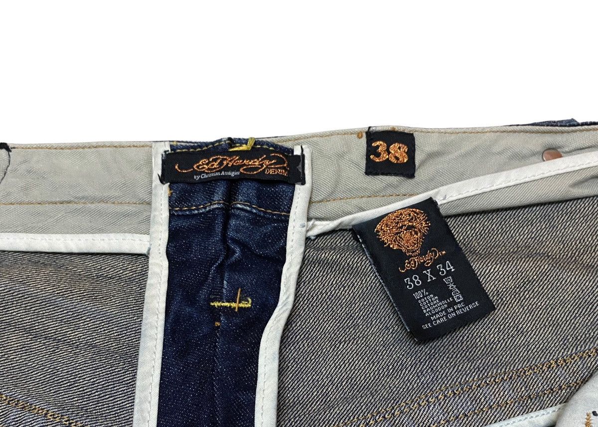 Ed Hardy Rare Design Vintage Brand Ed Hardy Rapper Baggy Jeans 2000s Size US 38 / EU 54 - 7 Thumbnail