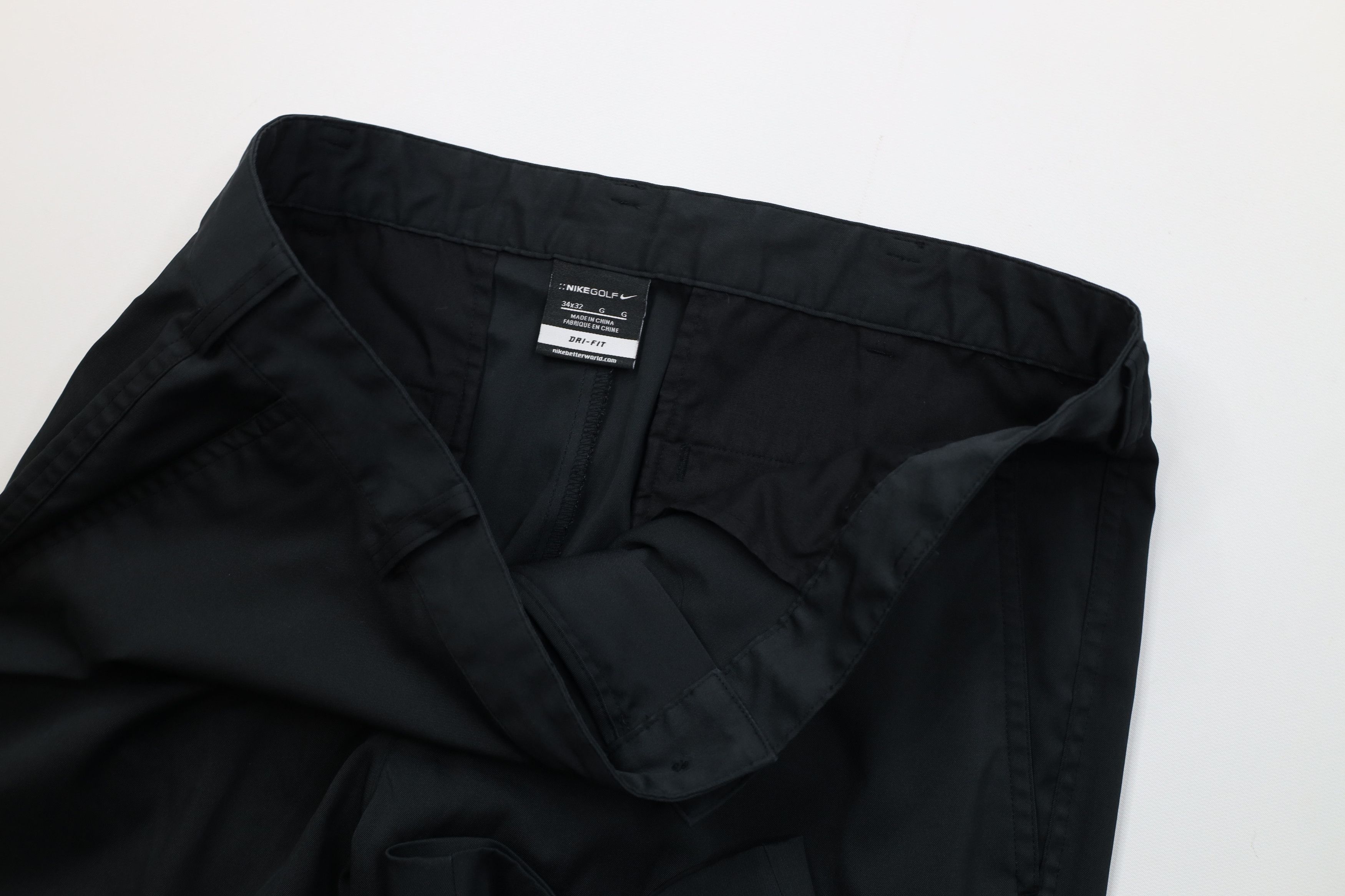 Nike Vintage Y2K Nike Golf Wide Leg Chino Pants Trousers Black Size US 34 / EU 50 - 8 Thumbnail