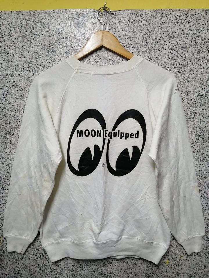 Vintage 90s Vintage MoonEyes Crewneck Size US M / EU 48-50 / 2 - 2 Thumbnail