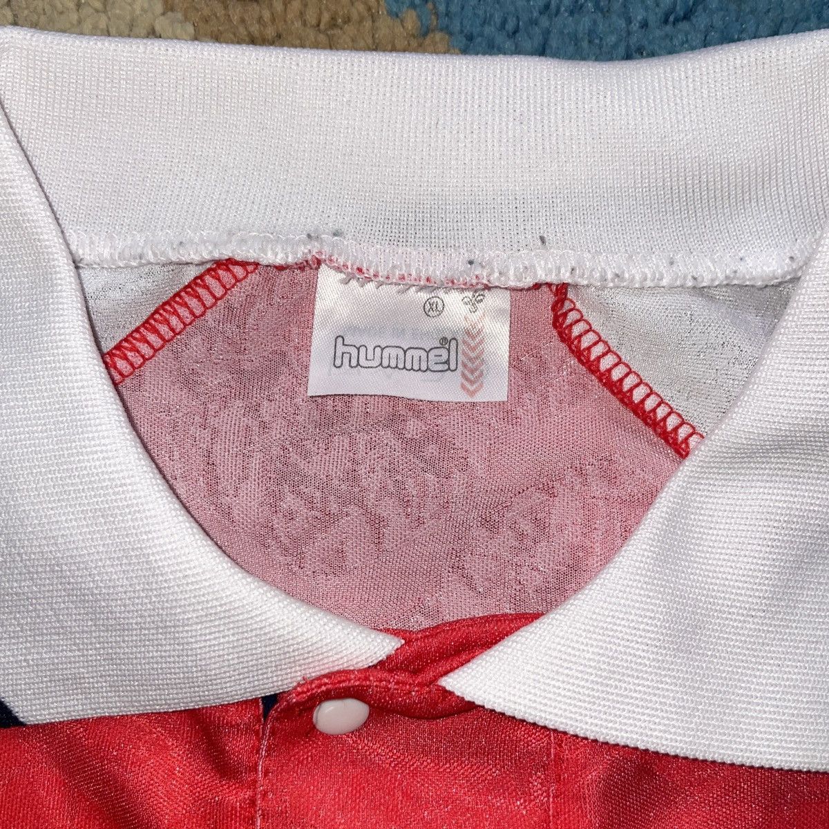 Vintage Denmark Historic shocking Run Jersey 1992 Size US XL / EU 56 / 4 - 5 Thumbnail