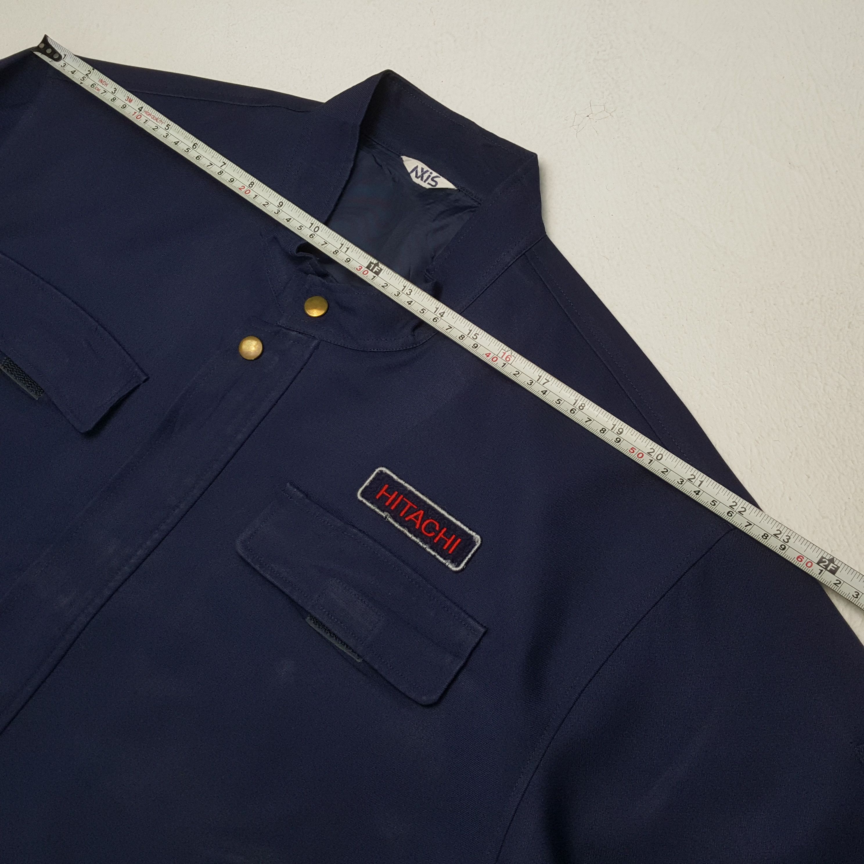 Japanese Brand × Vintage Vintage HITACHI Japanese Electronic Company Staff Jacket Size US XL / EU 56 / 4 - 4 Thumbnail