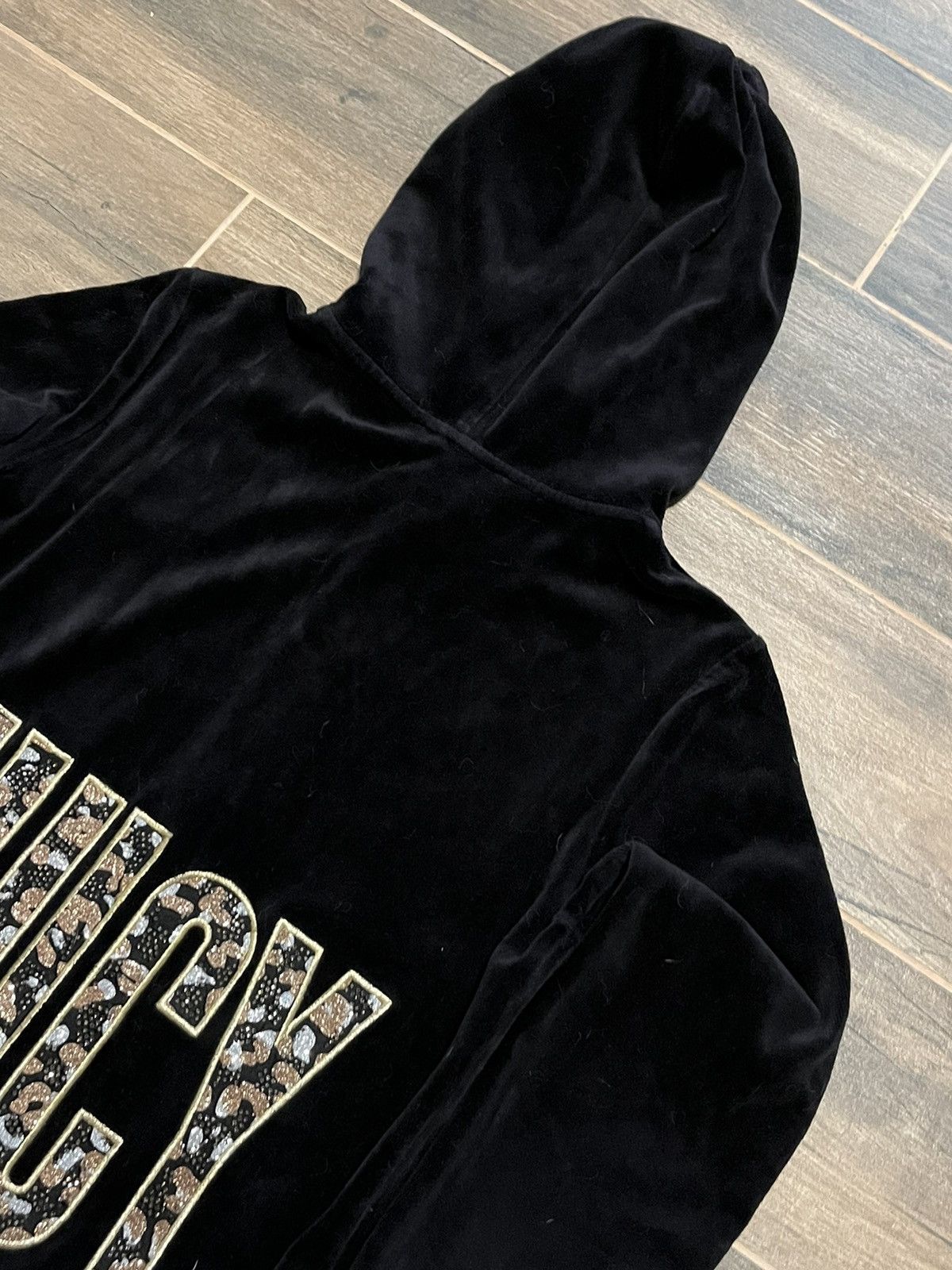Japanese Brand × Juicy Couture Juicy Couture Vintage Velour Hoodie Size M / US 6-8 / IT 42-44 - 2 Thumbnail