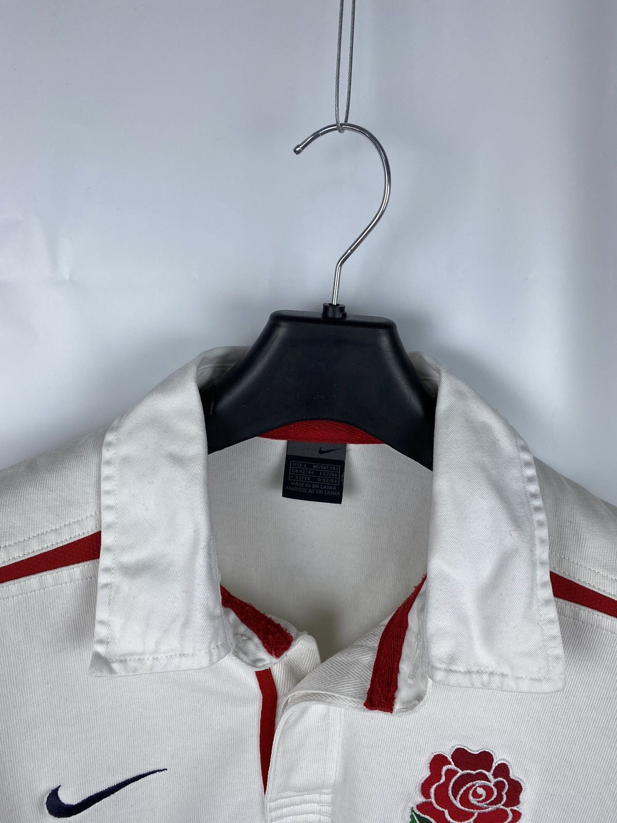 Other Vintage 00s Nike Rugby Polo Longsleeve England size L Size US L / EU 52-54 / 3 - 3 Thumbnail