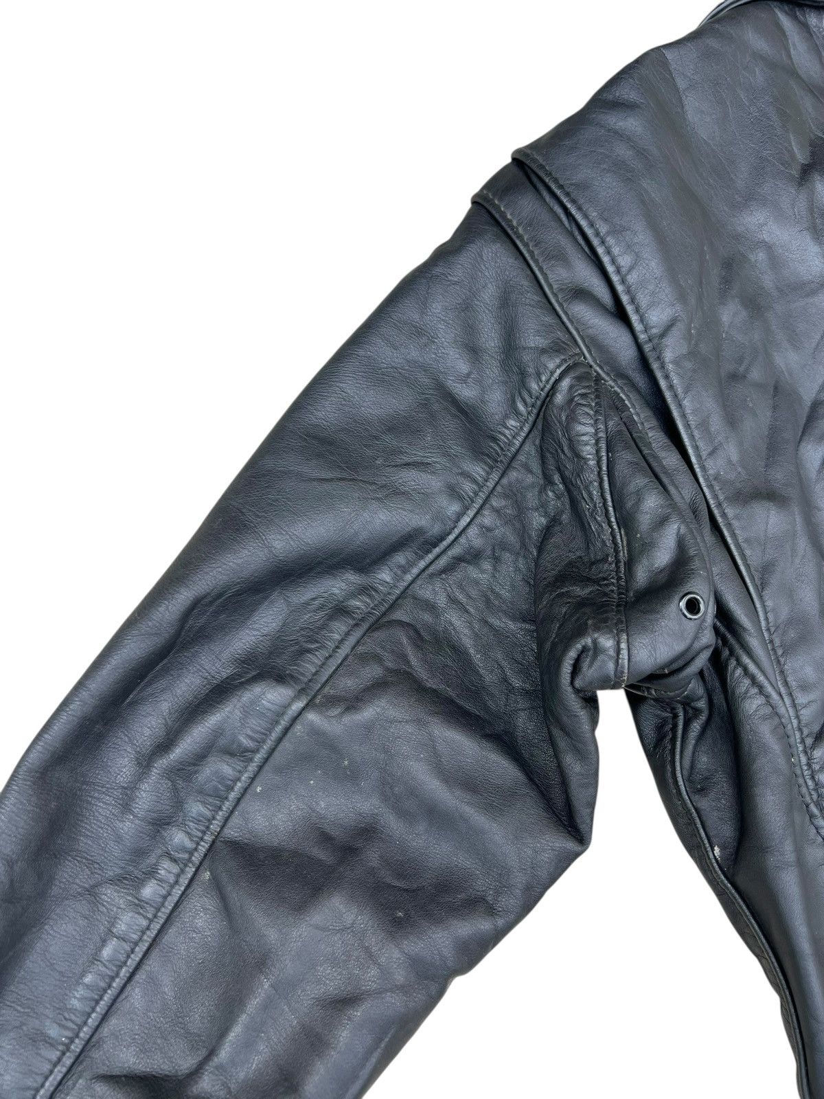Schott Vintage 80s Schott 642 Distress Patina Leather Rider Jacket Size US S / EU 44-46 / 1 - 20 Thumbnail