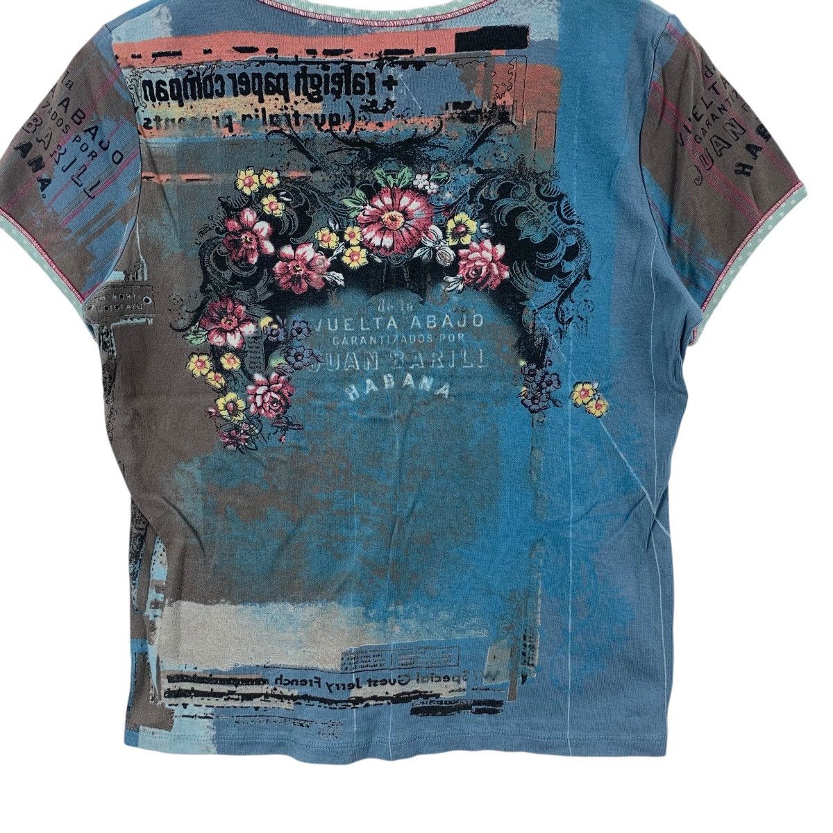 Other VANILLA SUGAR Juan Bar Habana Bling Over Print Tee Shirt Top Size M / US 6-8 / IT 42-44 - 8 Thumbnail