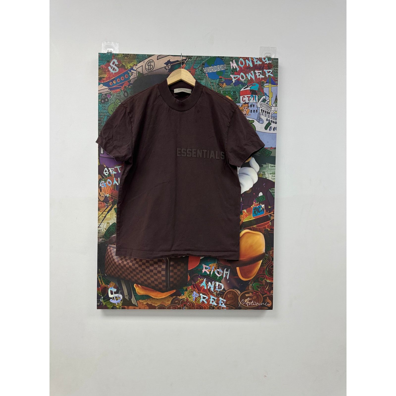 Essentials Essentials Maroon Tee Used XS Size US XS / EU 42 / 0 - 1 Thumbnail