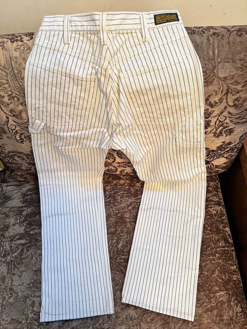 Iron Heart Iron heartWhite dyed painter's pants 2503-Nextarrow Size US 31 - 2 Thumbnail