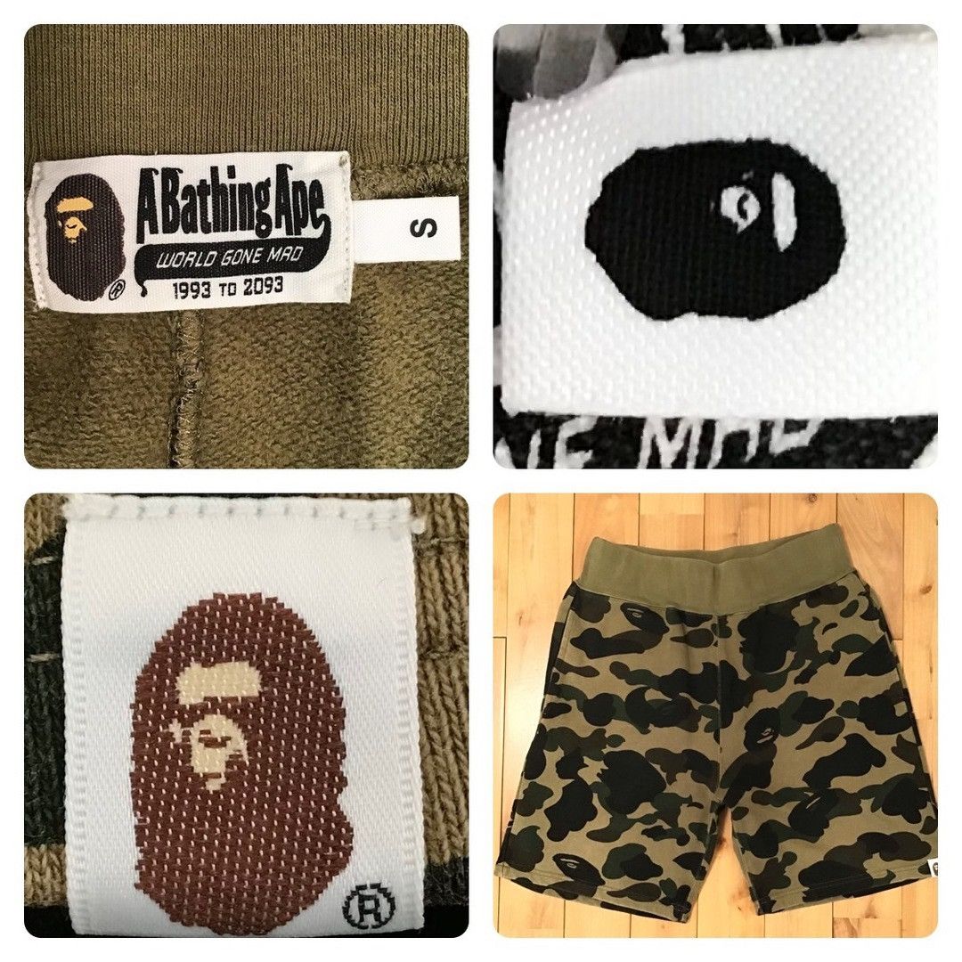 Bape BAPE Sweat shorts 1st camo green a bathing ape ★size S Size US 30 / EU 46 - 6 Thumbnail