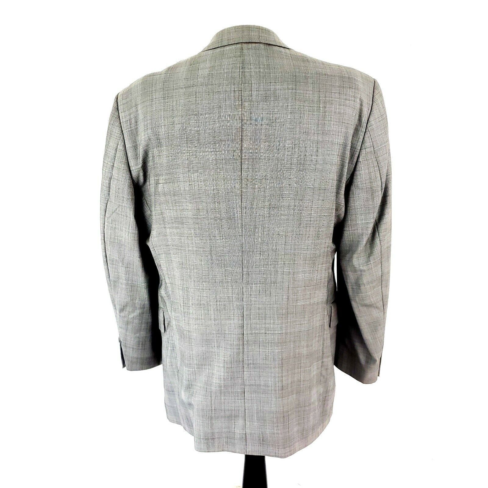 Hart Schaffner Marx Hart Schaffner Marx Gold Trumpeter Wool 2 Button Sport Coat Size 42R - 5 Thumbnail