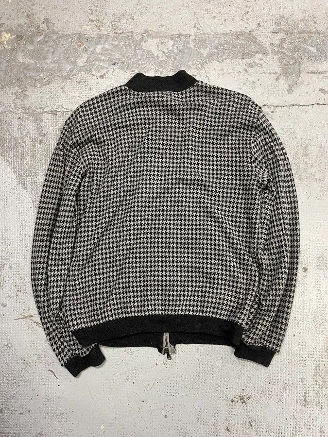 Emporio Armani 2000s Emporio Armani Houndstooth Black & White Wool Jacket Size US S / EU 44-46 / 1 - 7 Thumbnail