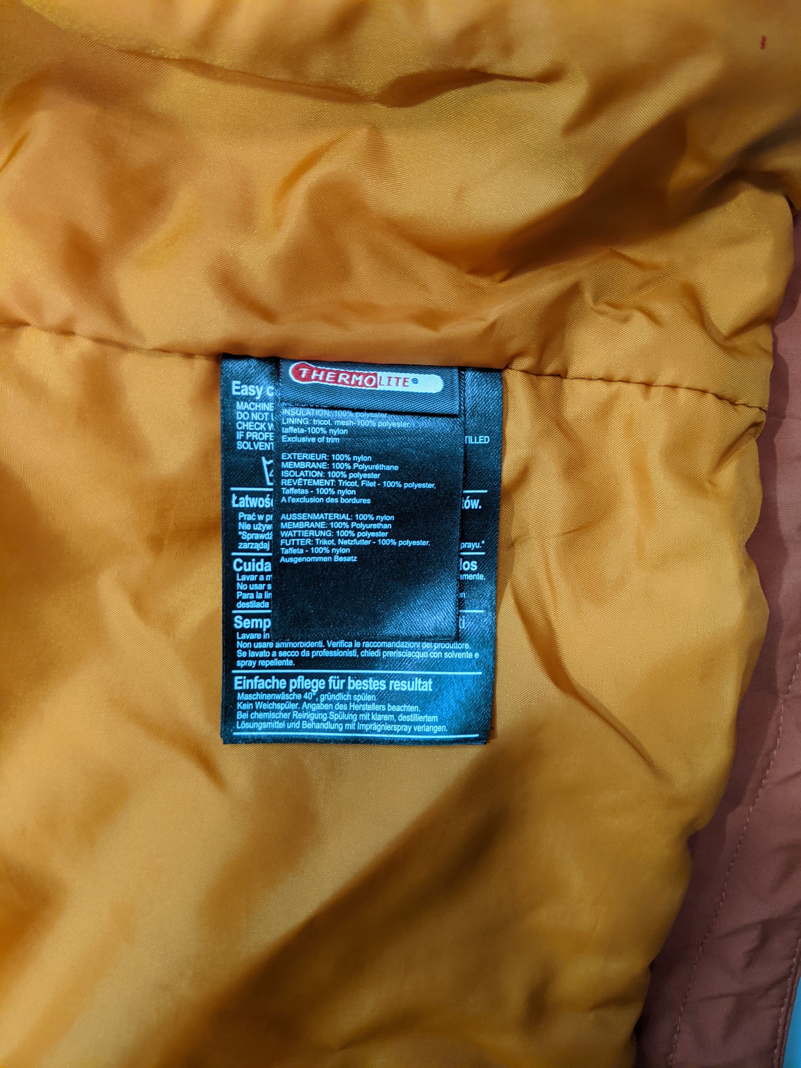 BURTON Gore-Tex Jacket Size S - Orange Waterproof Winter