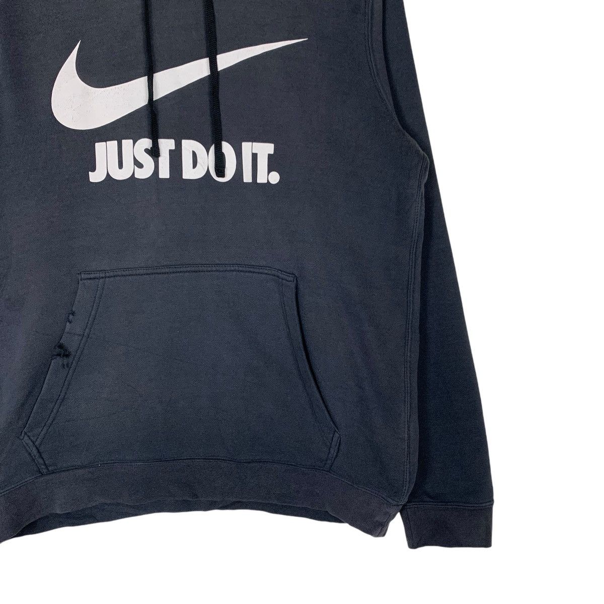 Nike NIKE Big Swoosh Logo Just Do It Pullover Hoodies #1334-C60 Size US M / EU 48-50 / 2 - 6 Thumbnail