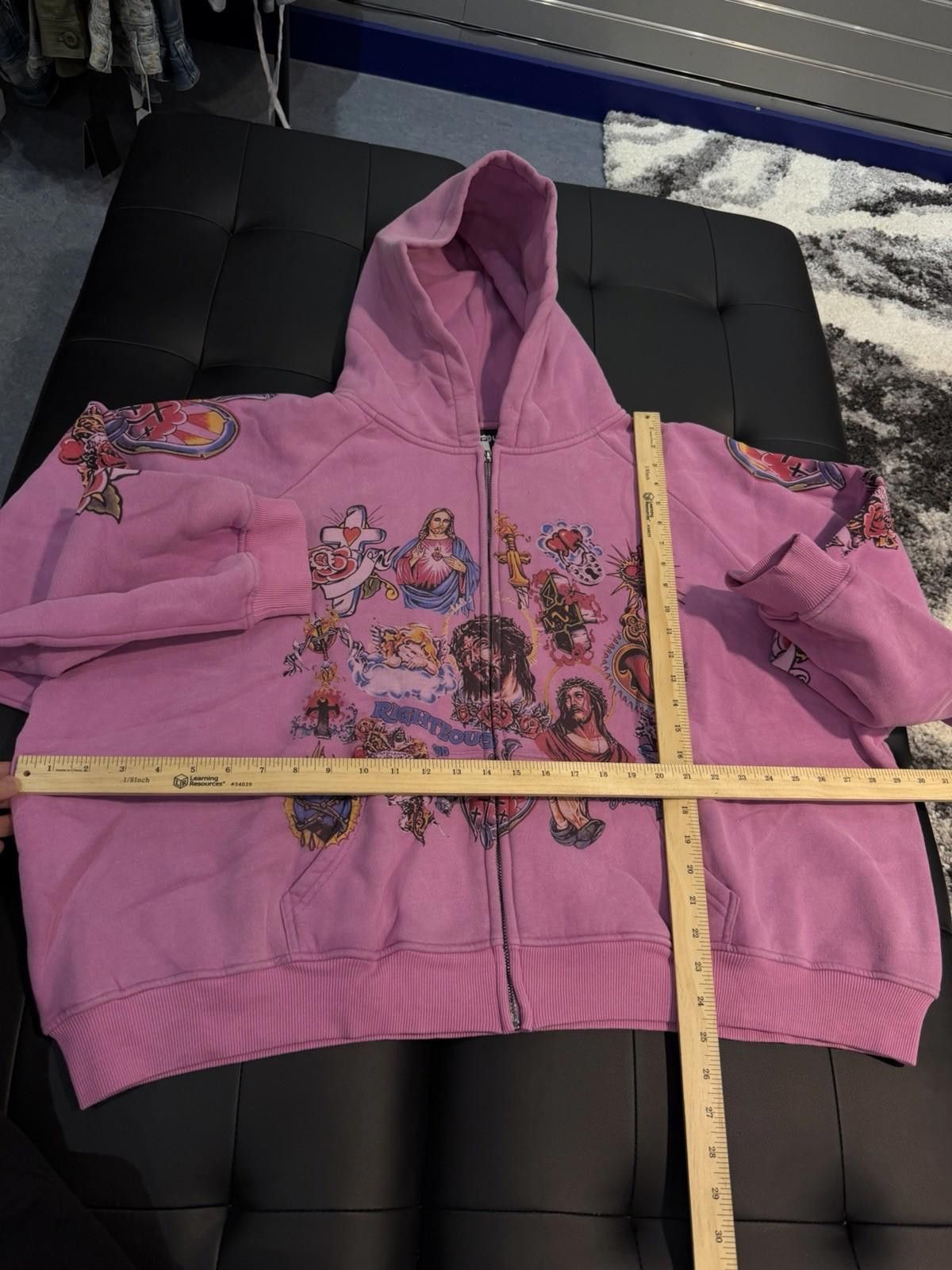 Other XXL - We Are Righteous Purple Zip Up Jesus Hoodie Size US XXL / EU 58 / 5 - 11 Thumbnail
