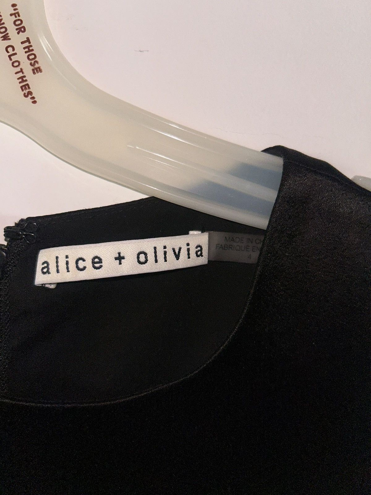 Alice + Olivia Alice + Olivia Black Satin High-Low Dress - Size 4 Size S / US 4 / IT 40 - 3 Thumbnail
