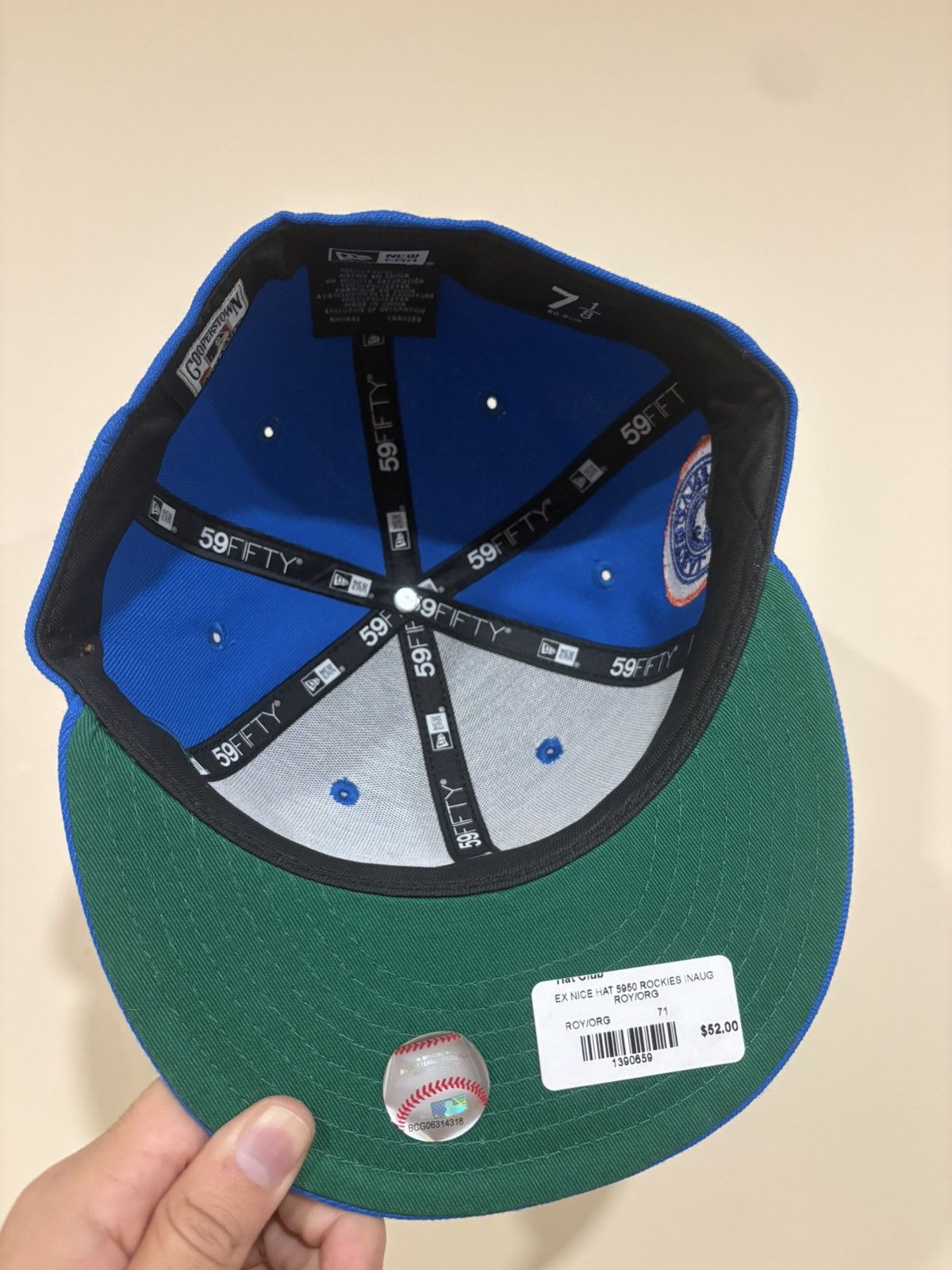 Hat Club HatClub EXCLUSIVE 59Fifty COLORADO ROCKIES INAUG YEAR FITTED Size ONE SIZE - 8 Thumbnail