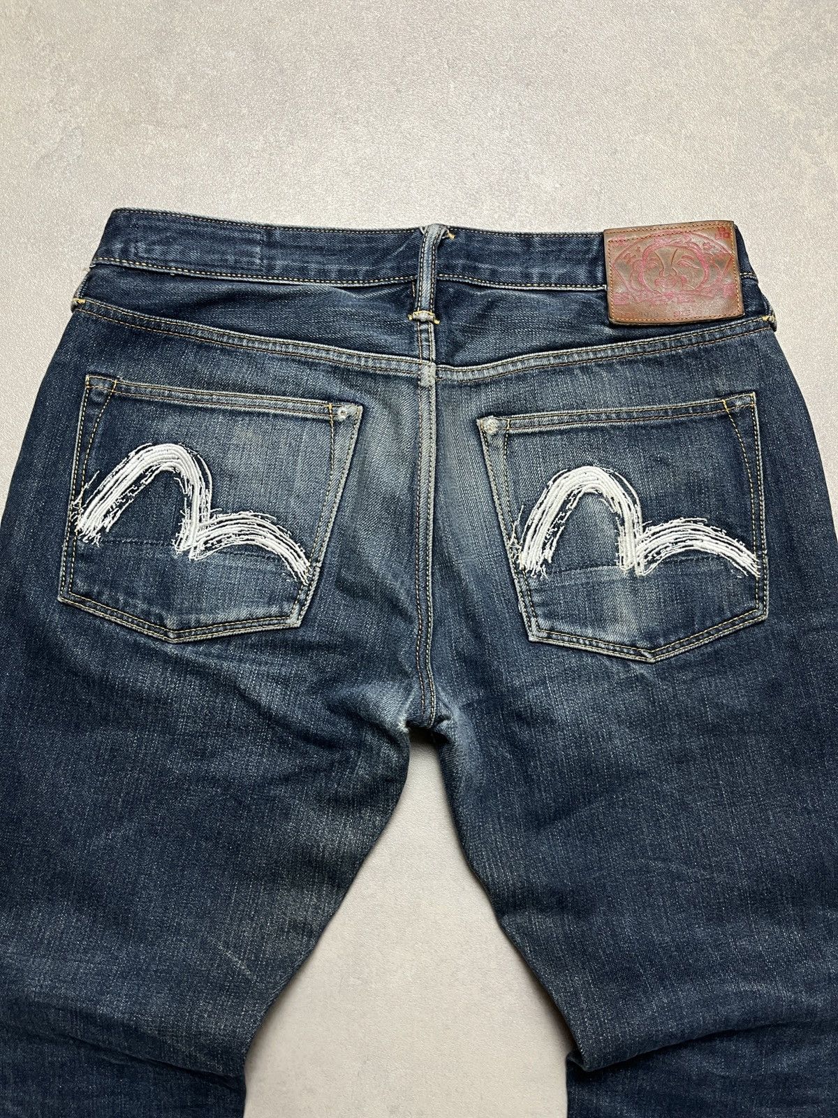 Evisu Evisu Embroidered Seagull Selvedge Denim Jeans Size US 32 / EU 48 - 2 Thumbnail
