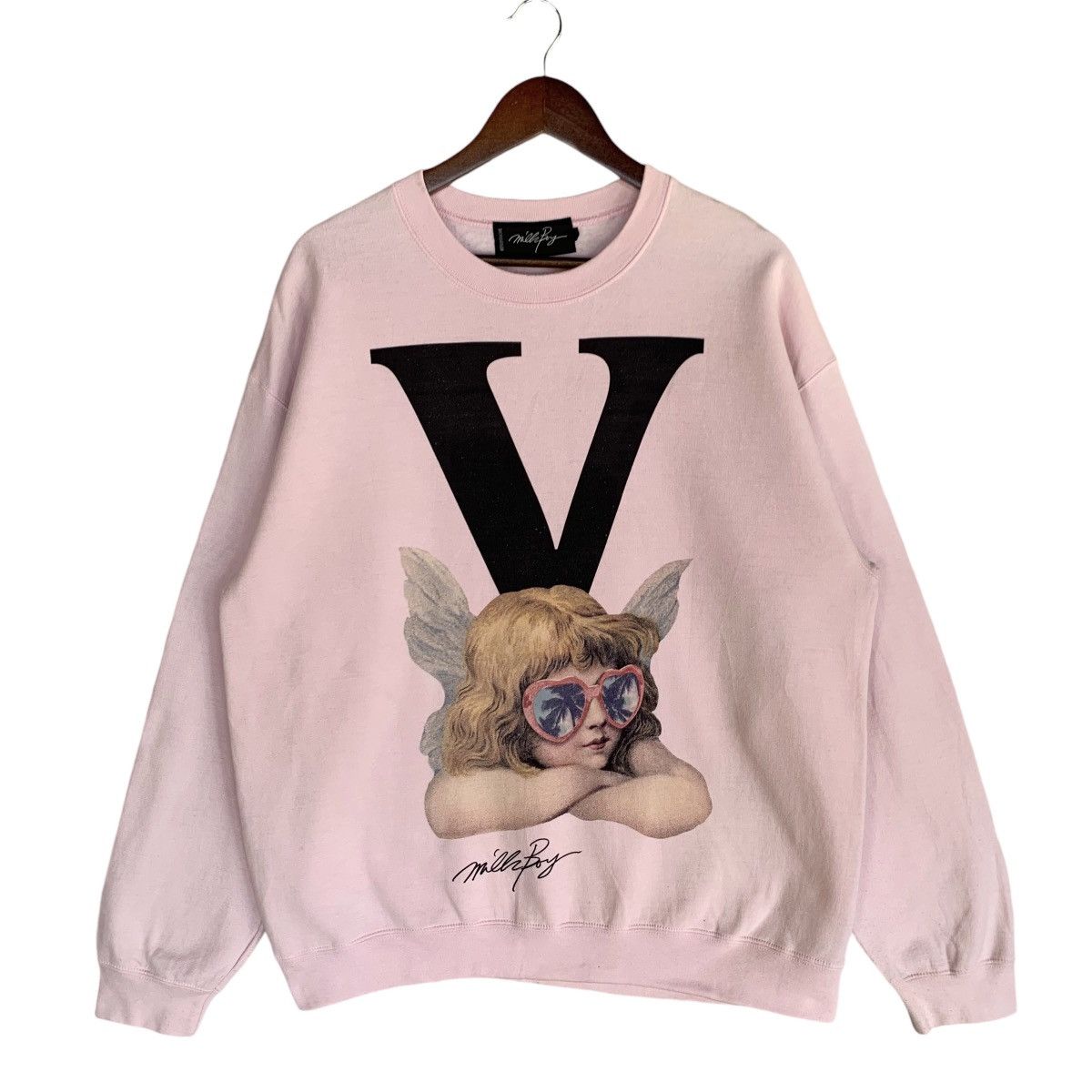Japanese Brand Vintage Milk Boy Valentine’s Day Sucks Sweatshirt Size L Size US L / EU 52-54 / 3 - 3 Thumbnail