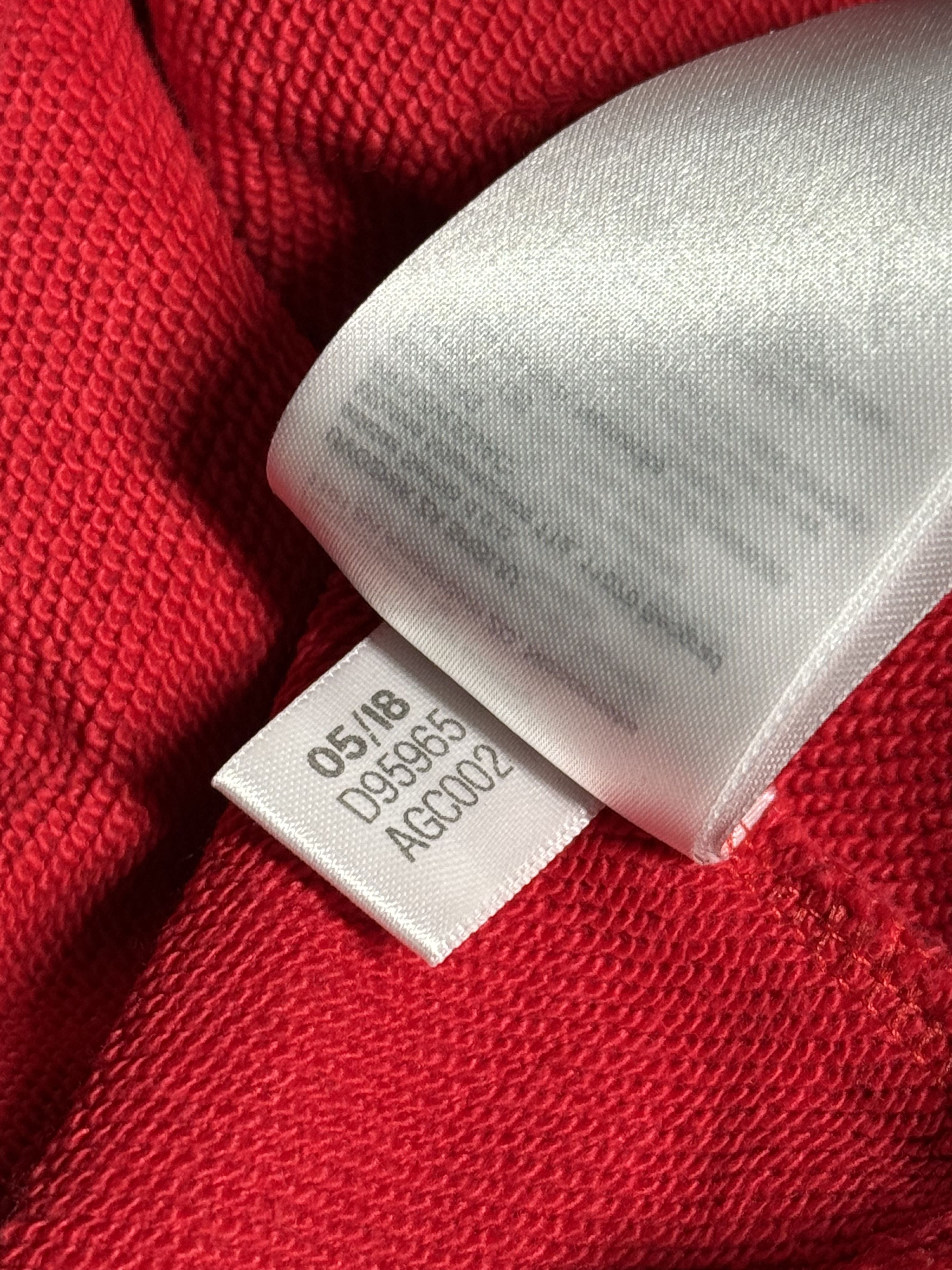 Adidas Adidas Manchester United Hoodie Red Full Zip 3 Stripes Size US L / EU 52-54 / 3 - 9 Thumbnail