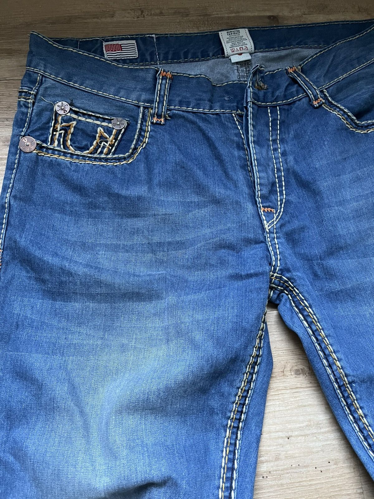 True Religion True Religion Ricky Super QT Jeans – Vintage Size US 36 / EU 52 - 5 Thumbnail