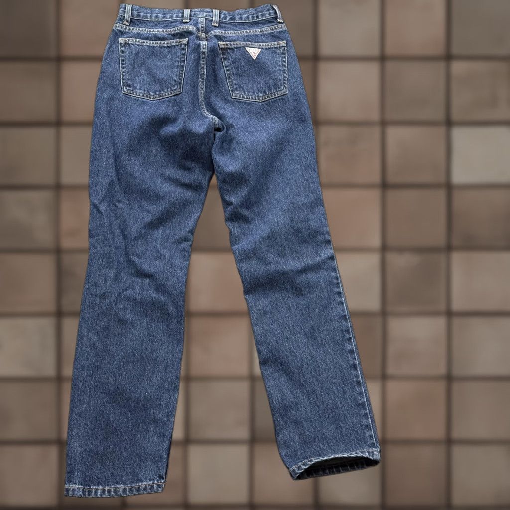 Guess VINTAGE Guess Jeans Mens 29x29 Blue 050 Classic Fit Narrow Leg Denim Jeans Size US 29 - 1 Thumbnail