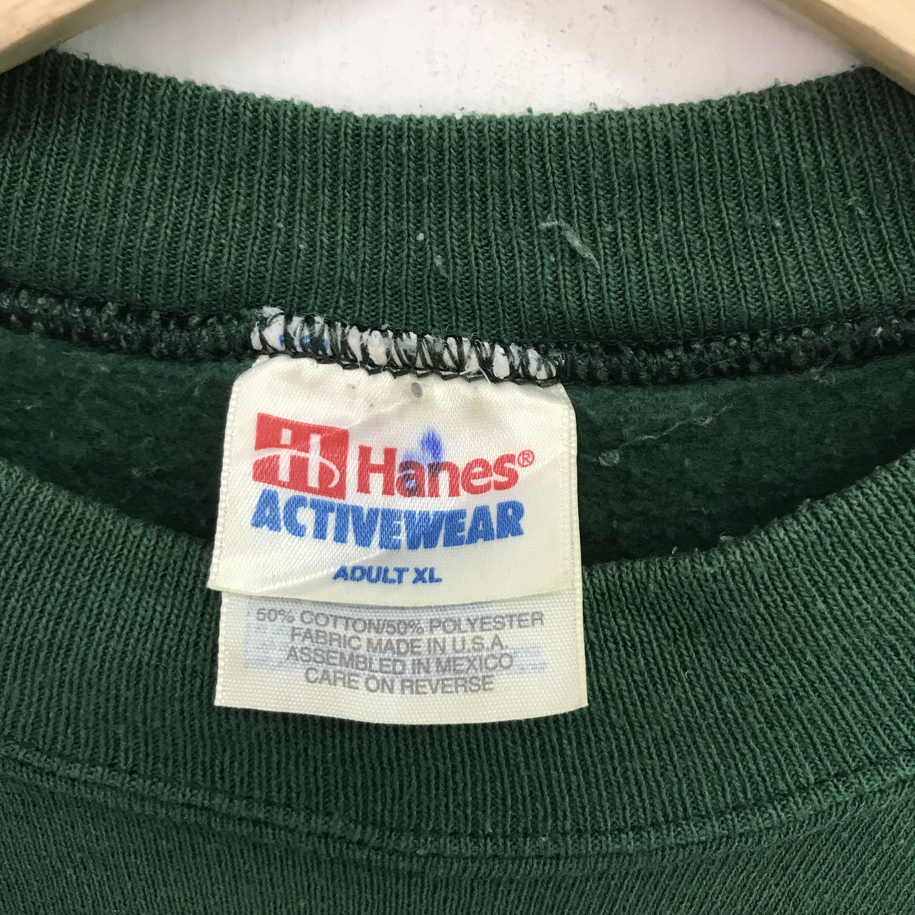 Hanes vintage hanes sweatshirt green - 616 Size US XL / EU 56 / 4 - 8 Thumbnail