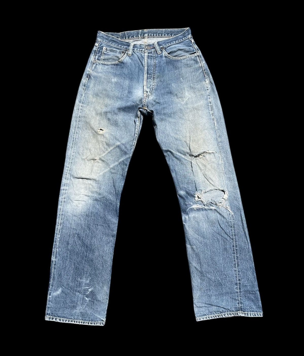 Japanese Brand 🔥Accept Binding Offer🔥 Buckayro Disstressed Denim Pants Size US 28 / EU 44 - 2 Thumbnail