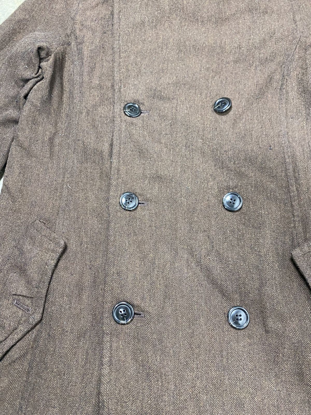 Issey Miyake Sunao Kuwahara Double Breasted Wool Jacket Size S / US 4 / IT 40 - 11 Thumbnail
