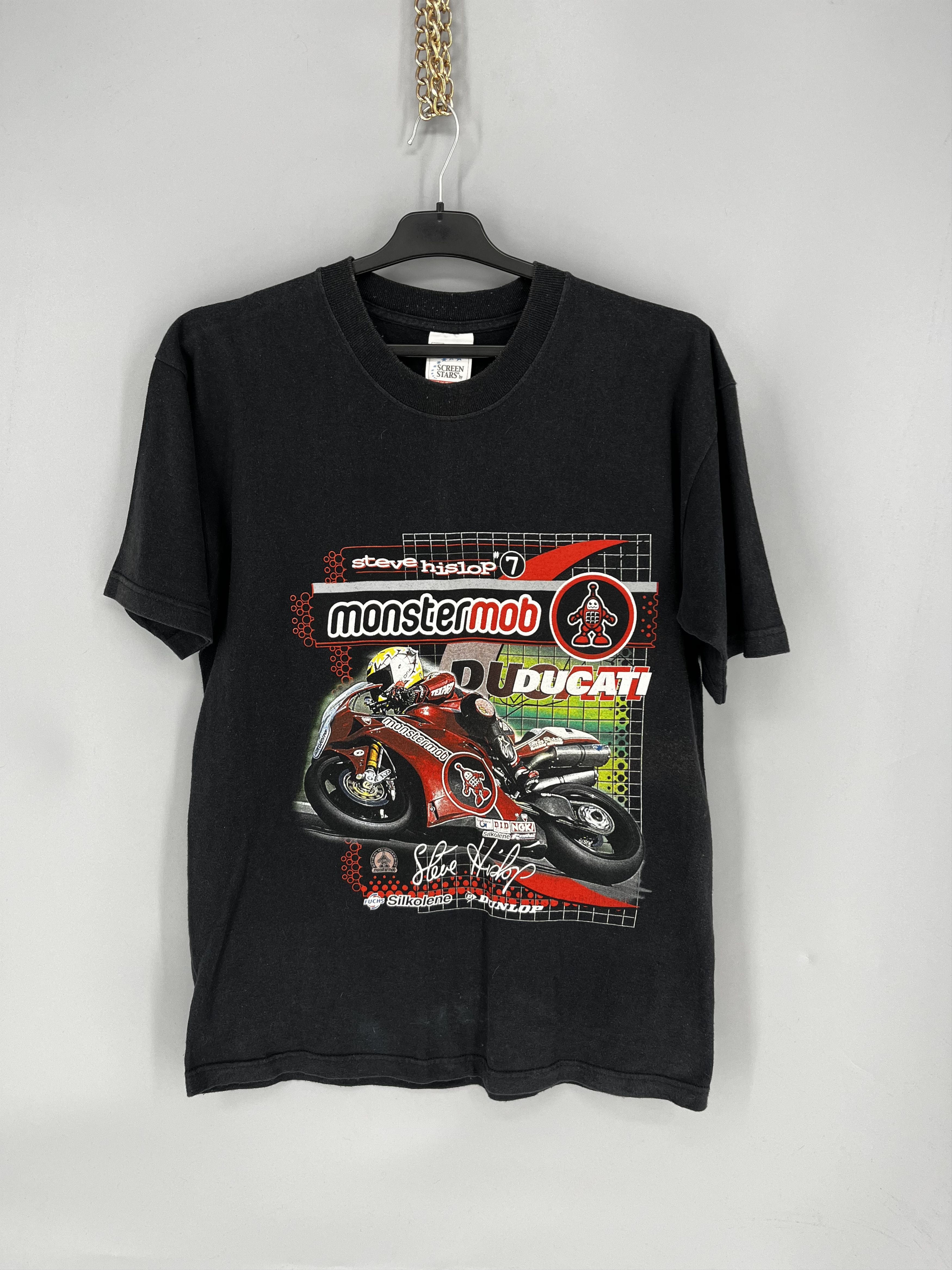 Ducati Vintage Ducati Steve Hislop Monster Mob UK Superbike RacingM Size US M / EU 48-50 / 2 - 1 Thumbnail