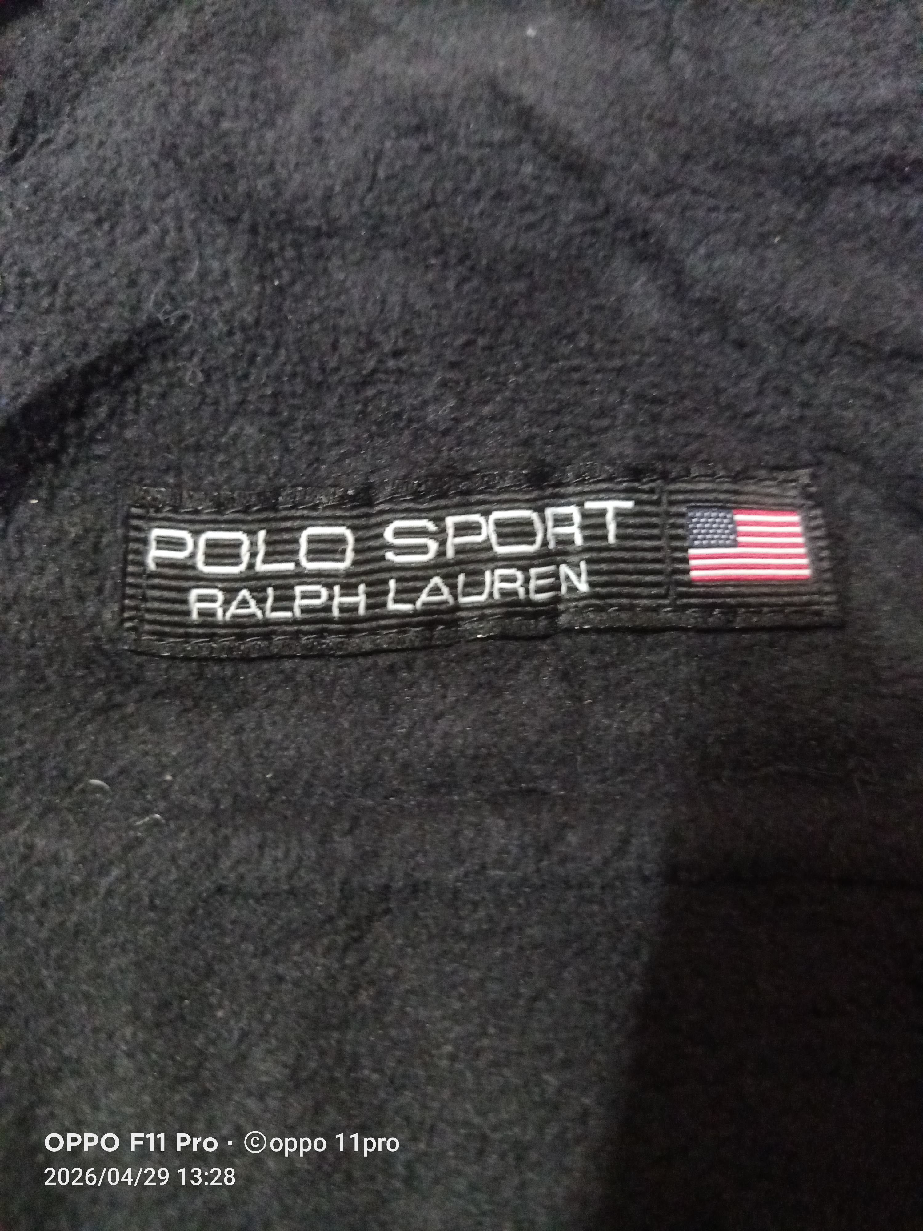 Ralph Lauren Sport 💥 Polo Sport Lauren FLEECE Button Up Men 💥 Size US XL / EU 56 / 4 - 5 Thumbnail