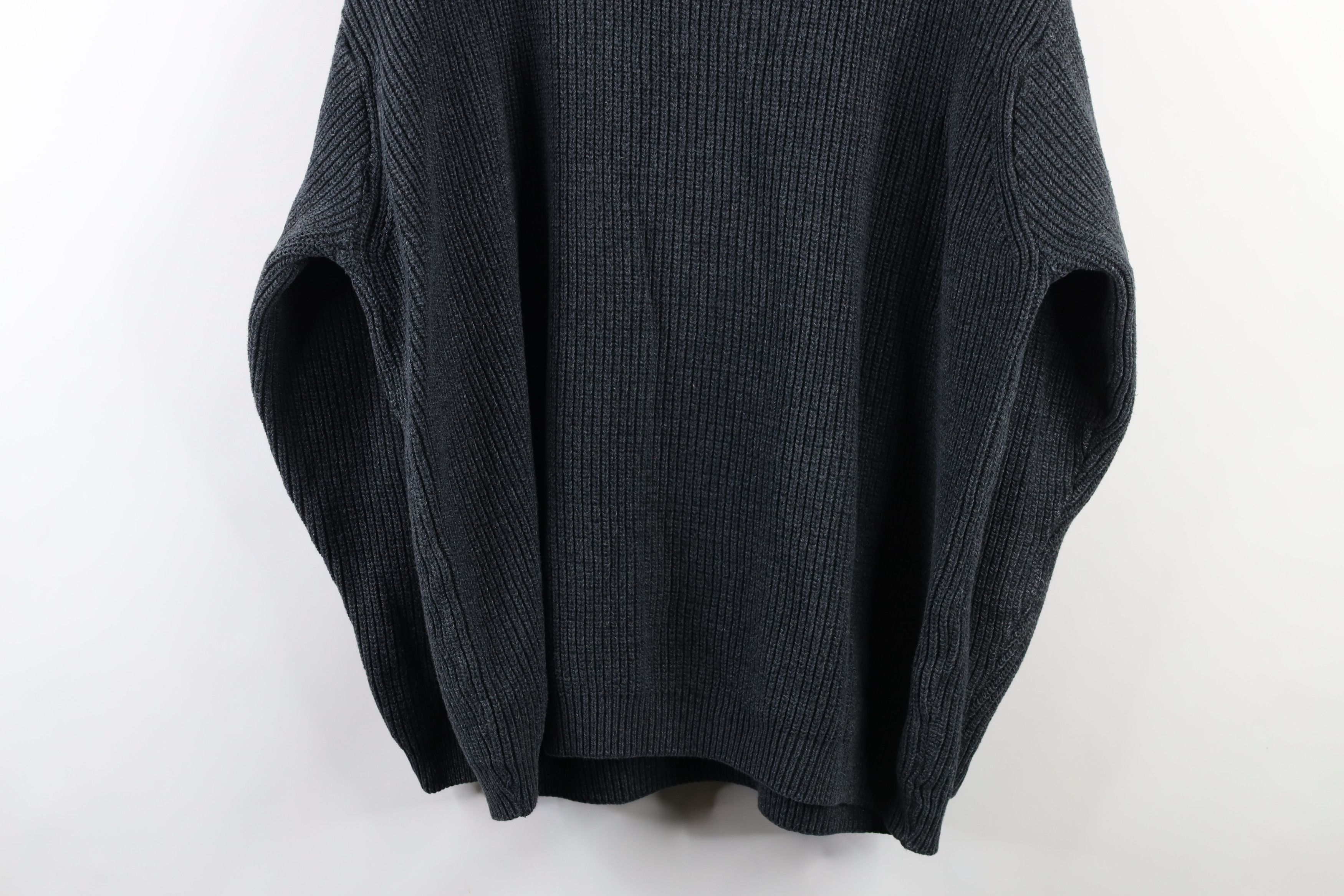 Eddie Bauer Vintage 90s Eddie Bauer Ribbed Knit Henley Sweater USA Size US XXL / EU 58 / 5 - 8 Thumbnail