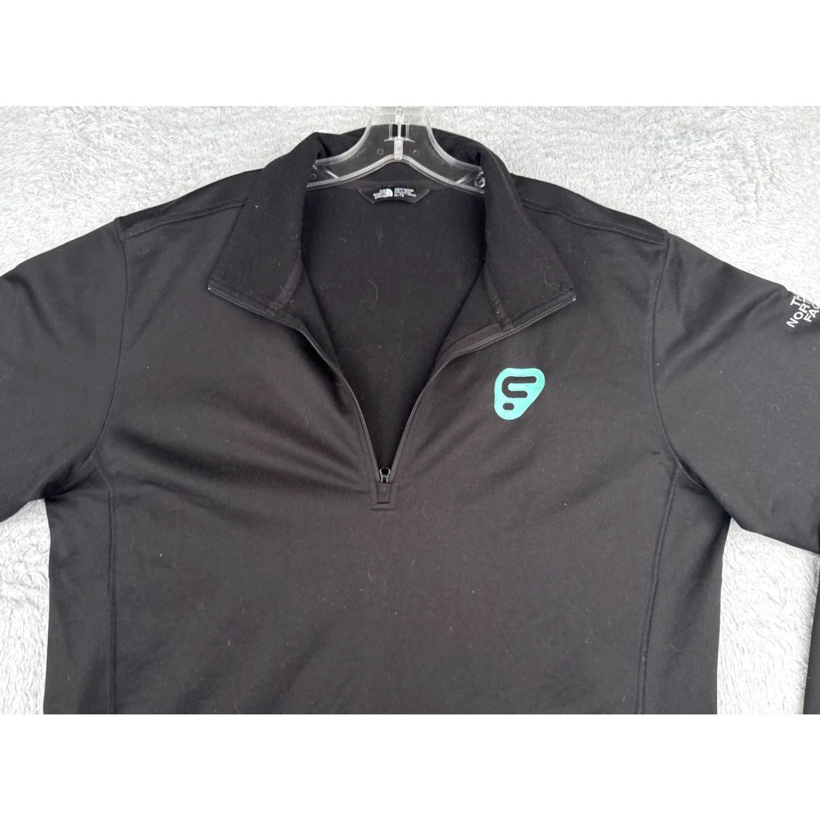 The North Face The North Face Shirt Mens XL Gray 1/4 Zip Mock Neck Long Sleeve Fleece Pullover Embroidered Logo Zipper Casual Activewear Sports Outdoor Size US XL / EU 56 / 4 - 4 Thumbnail
