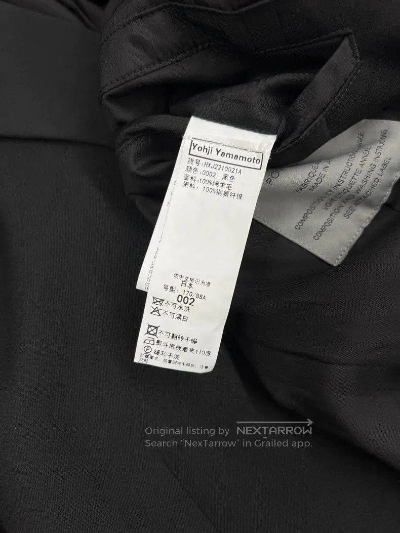 Yohji Yamamoto Yohji Yamamoto Wool Blazer. Size US L / EU 52-54 / 3 - 7 Thumbnail