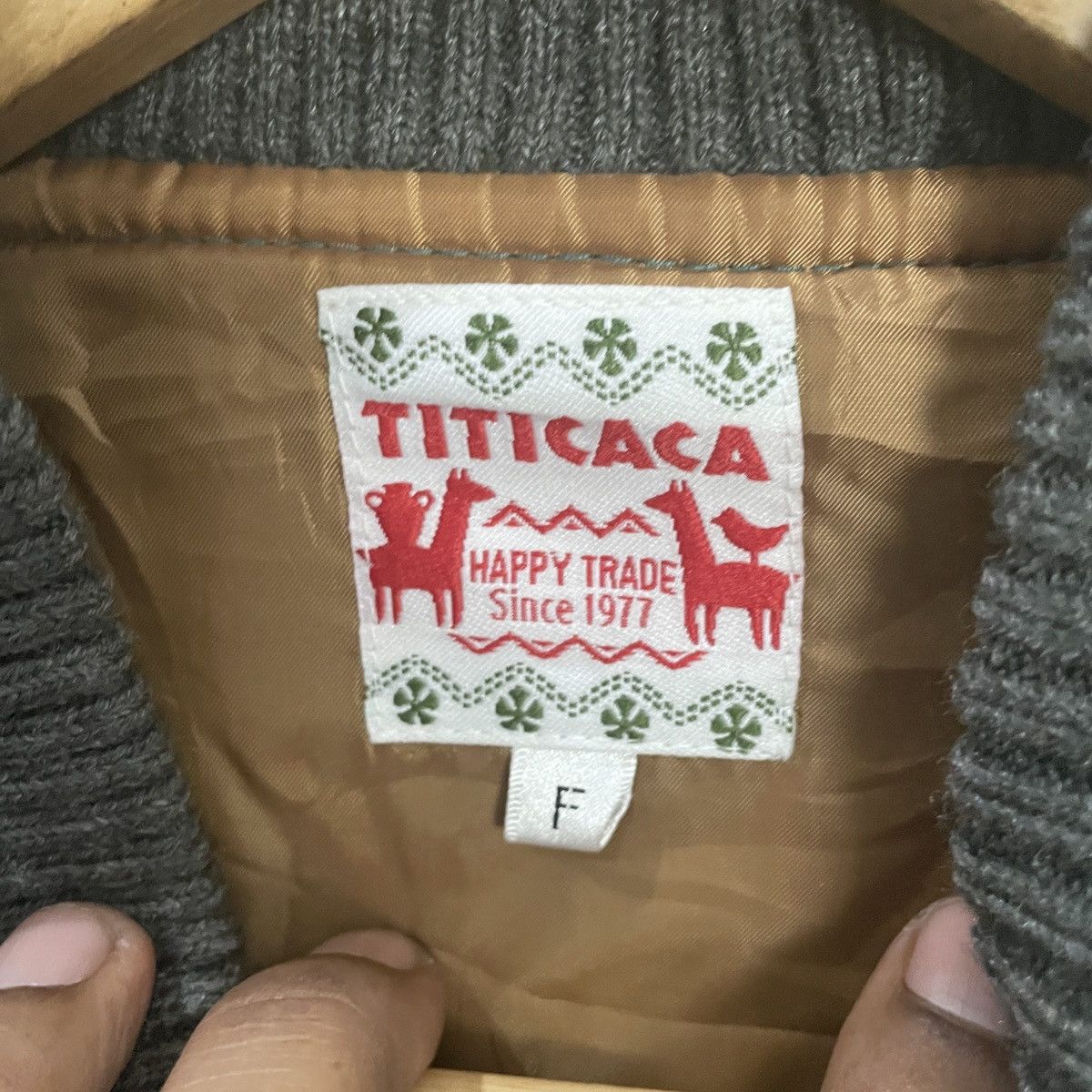 Japanese Brand Vintage Titicaca Art Wool Jacket Size US M / EU 48-50 / 2 - 5 Thumbnail