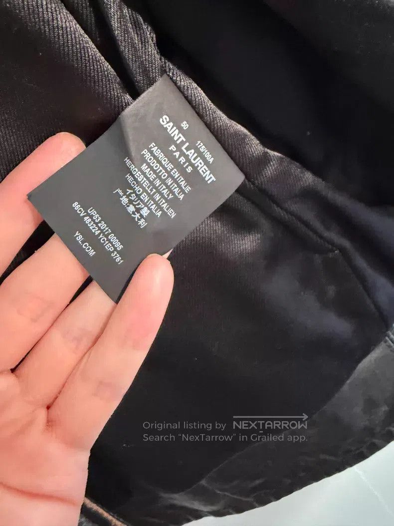 Saint Laurent Paris Saint Laurent Paris Medal Knight Leather Jacket i Size US M / EU 48-50 / 2 - 5 Thumbnail