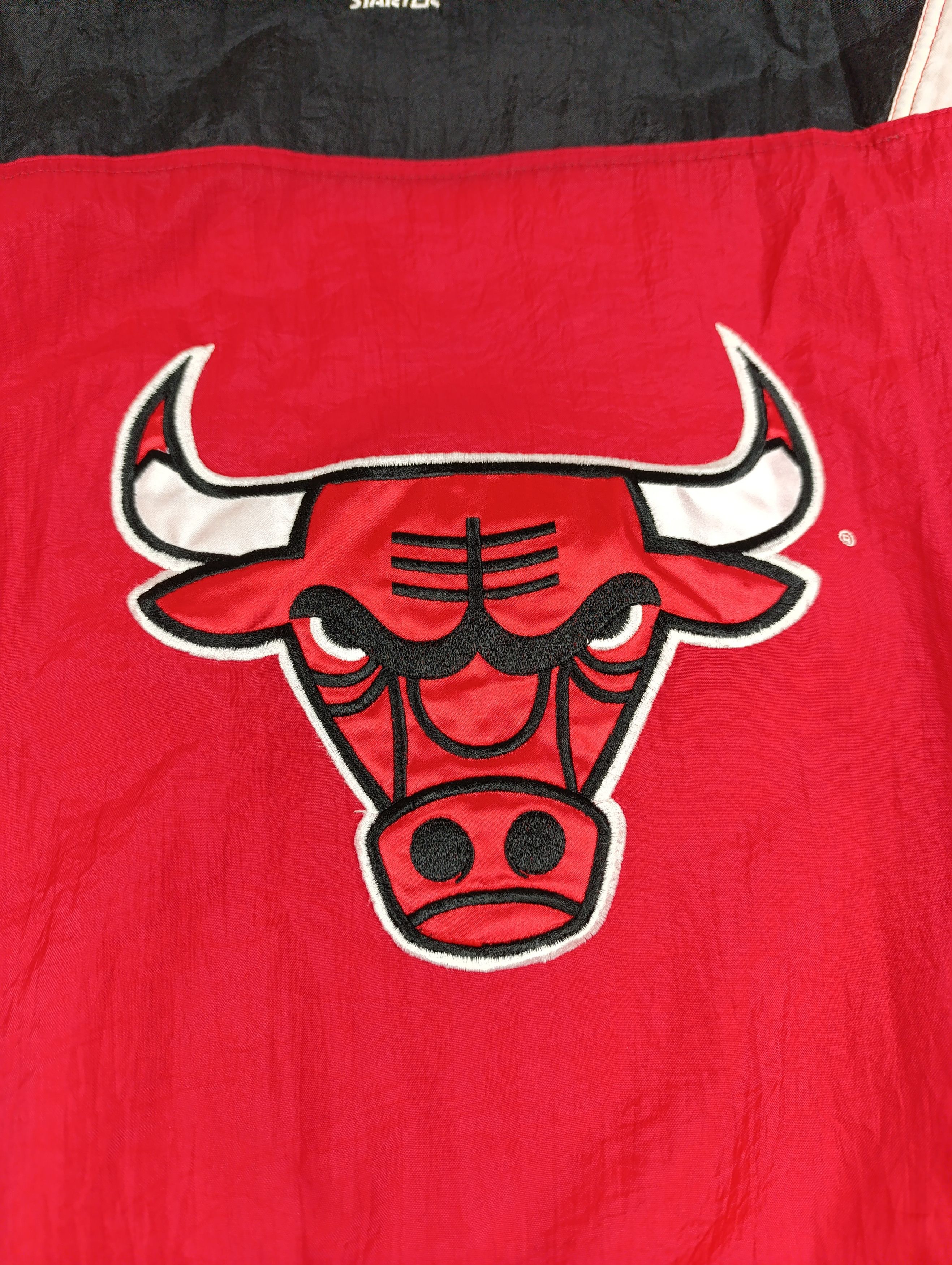 Starter VINTAGE 90S STARTER CHICAGO BULLS JACKET KANGAROO POCKET Size US XL / EU 56 / 4 - 5 Thumbnail