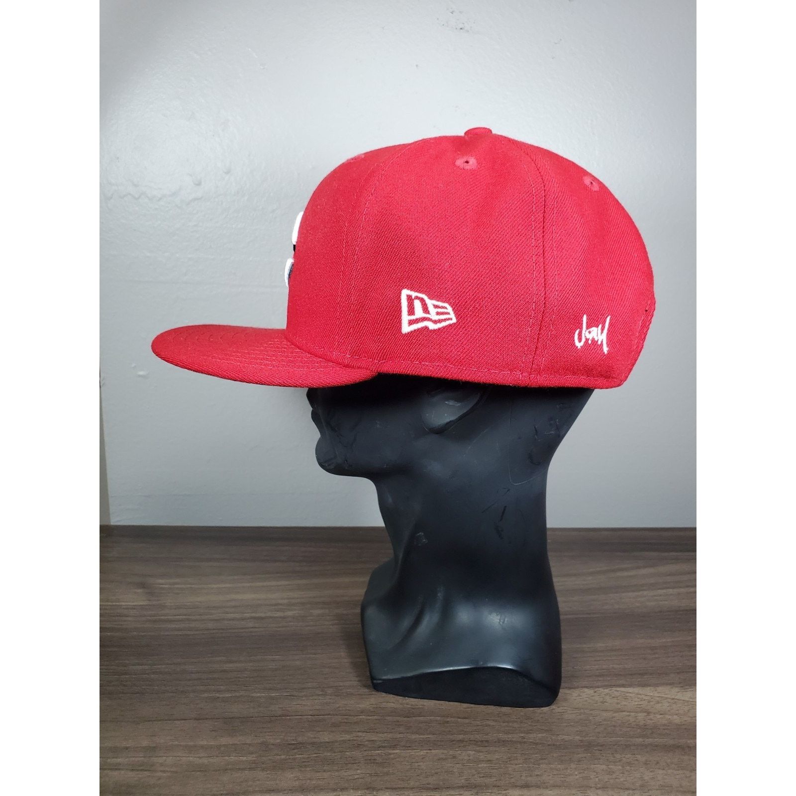 MLB × New Era Cincinnati Reds 9Fifty Hat Snapback Cap Mr Red Legs *READ* Size ONE SIZE - 5 Thumbnail