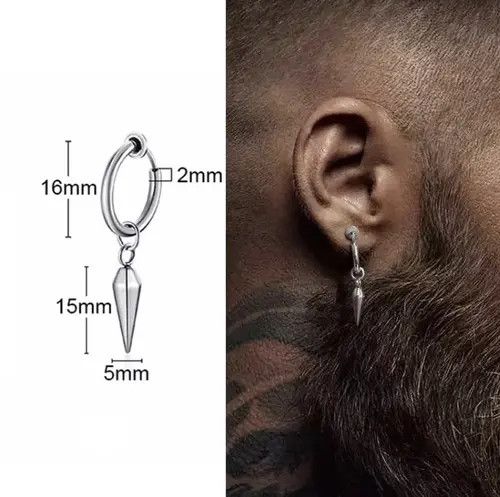 Jewelry No Piercings STud Style Earing Size ONE SIZE - 1 Thumbnail