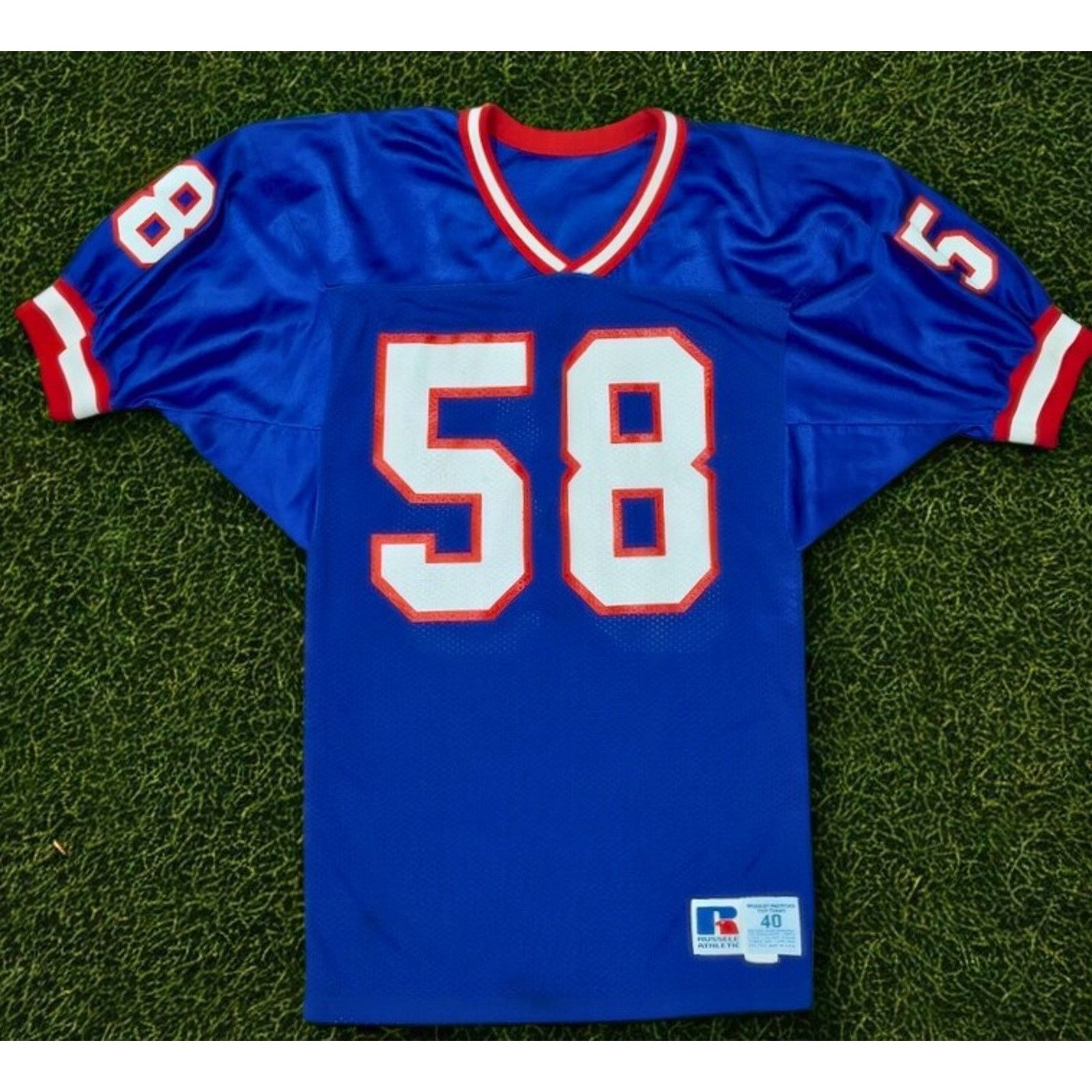 Russell Athletic New York Giants Carl Banks #58 Russell Jersey USA Size 40 M Size US M / EU 48-50 / 2 - 2 Thumbnail