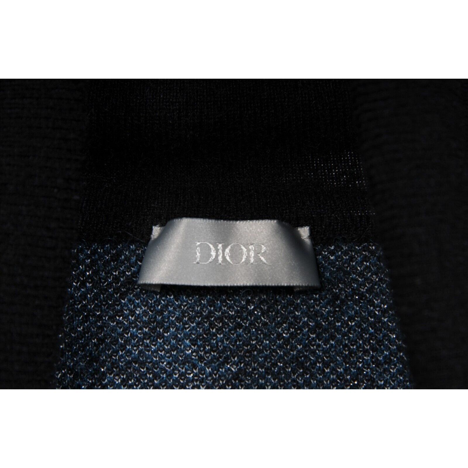 Dior Peter Doig Turtleneck Sweater Black Blue Size US XL / EU 56 / 4 - 7 Thumbnail